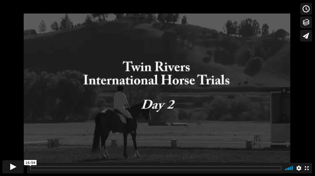 2012 Twin Rivers International Horse Trials: Dressage and Cross-Country Course Tour