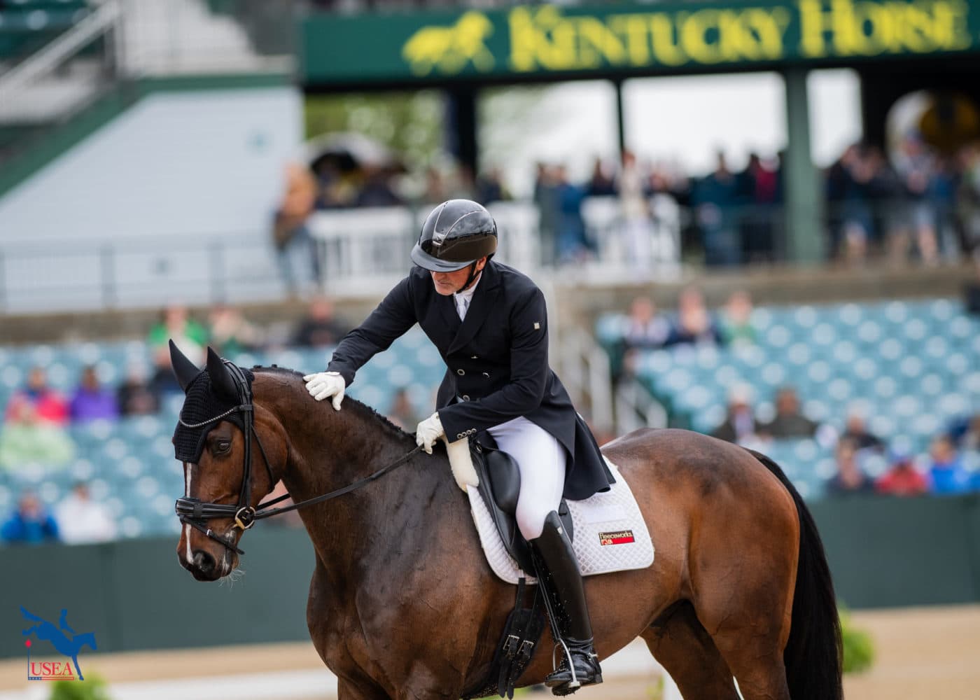 After a long break from the top level of the sport, Matt Brown returned to the Kentucky Three-Day Event with Alderwood and earned a 41.0 in the first phase. USEA/Lindsay Berreth photo