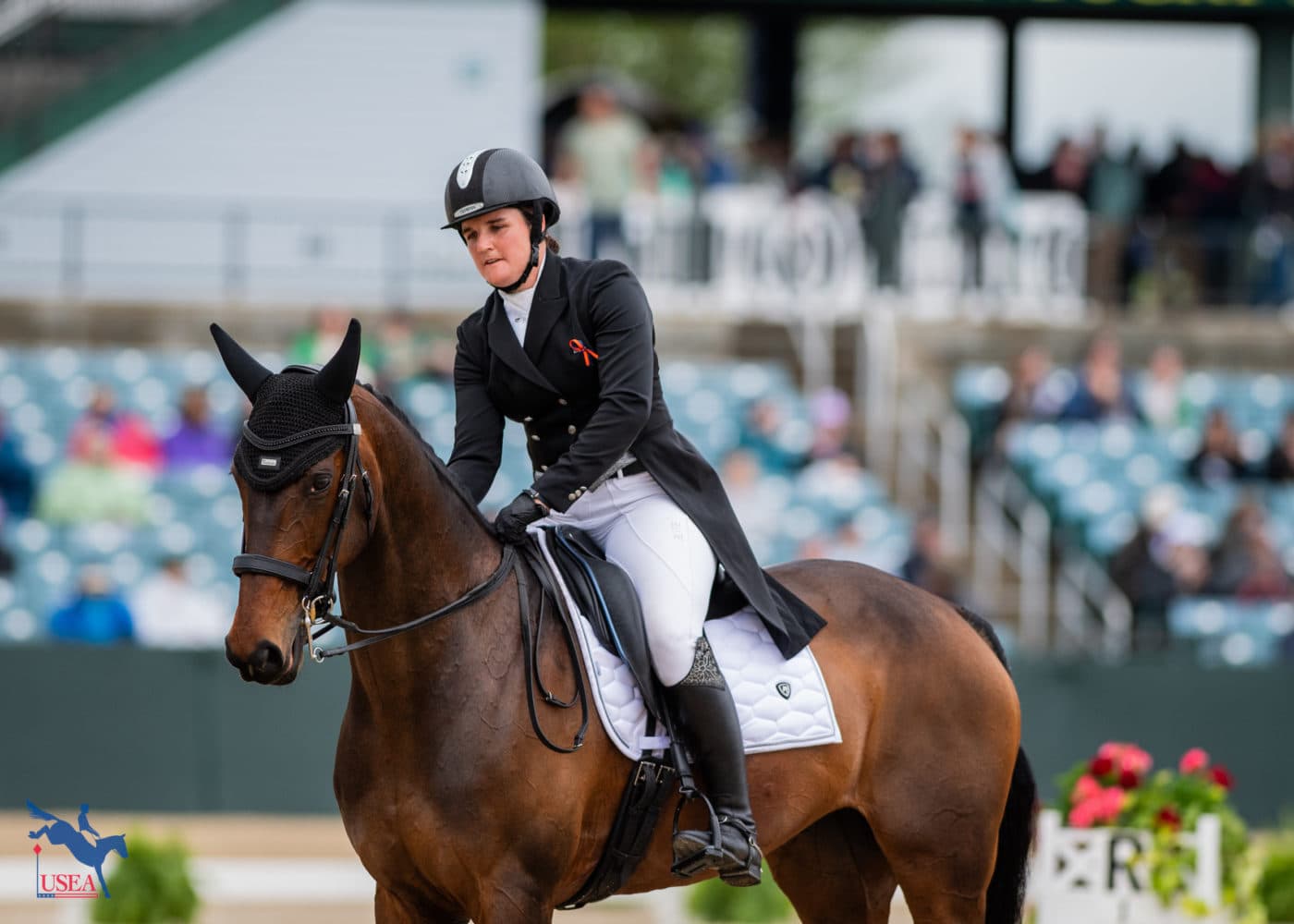 Ema Klugman and Bronte Beach Z made their second appearance in the CCI5*-L at Kentucky this year and completed on a score of 39.6. USEA/Lindsay Berreth photo