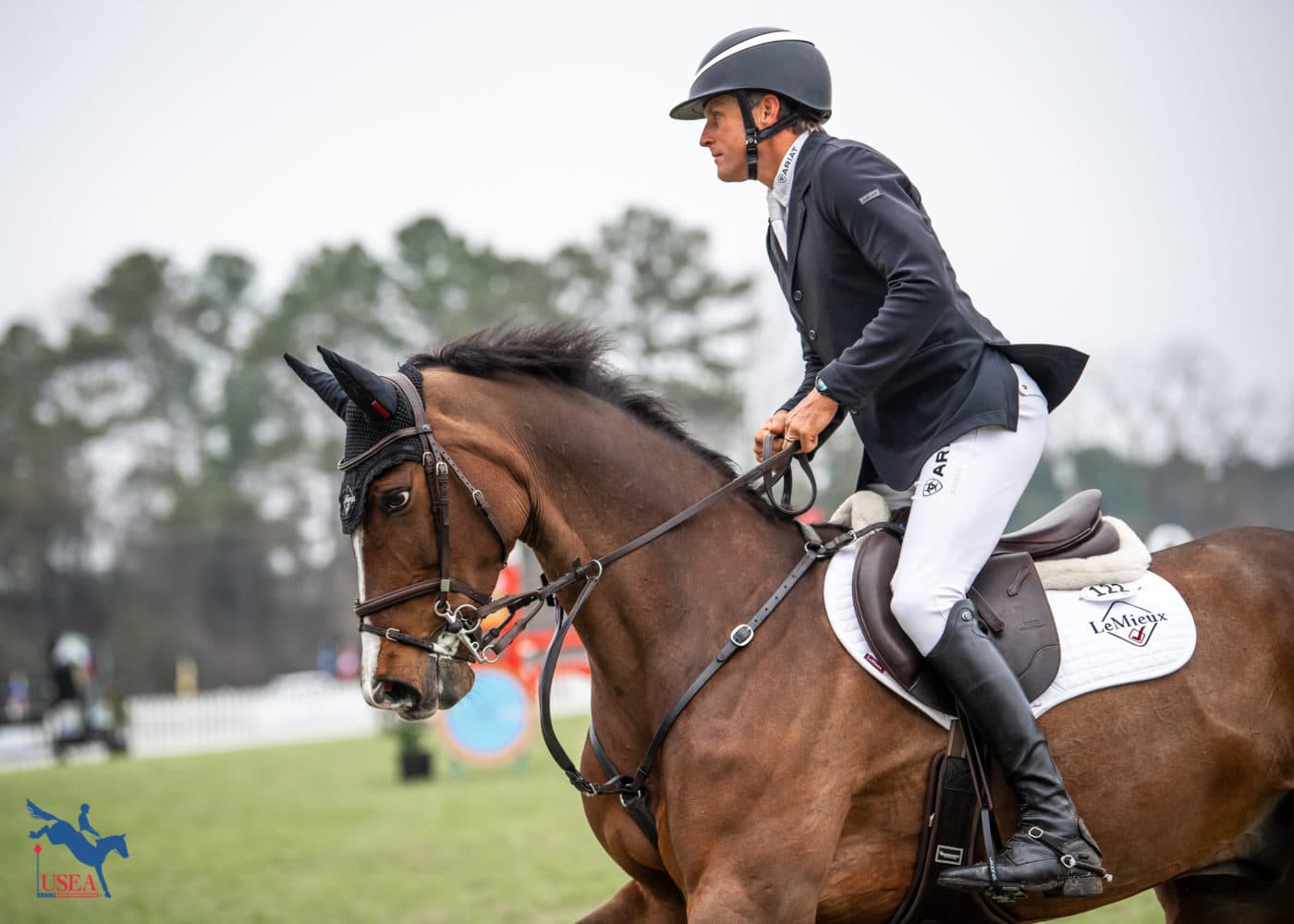 Boyd Martin and his four-star ride Commando 3 stretched their legs in the CCI3*-S. USEA/Lindsay Berreth photo