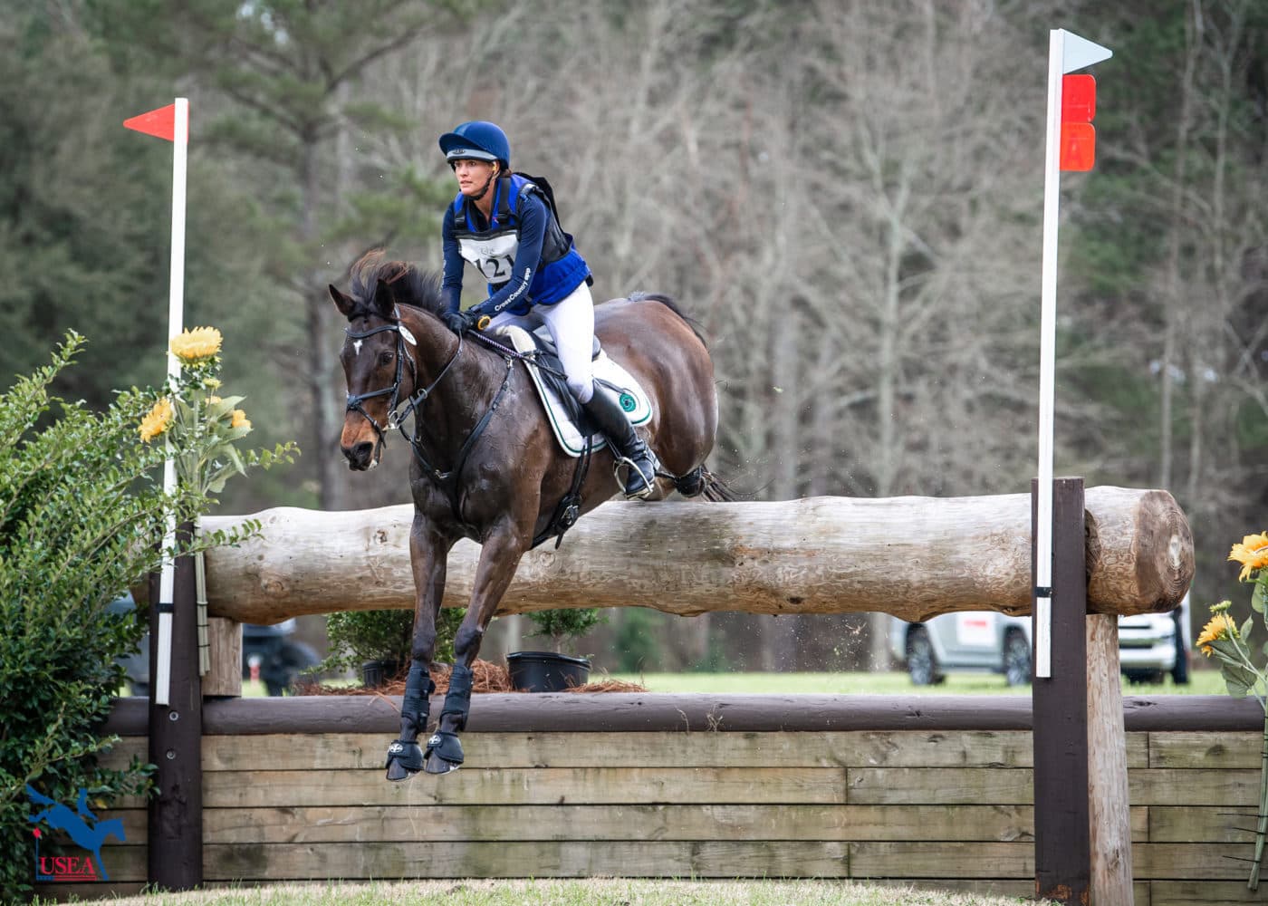 Hayley Frielick's Dunedin Black Watch had an easy run around the CCI3*-S. USEA/Lindsay Berreth photo