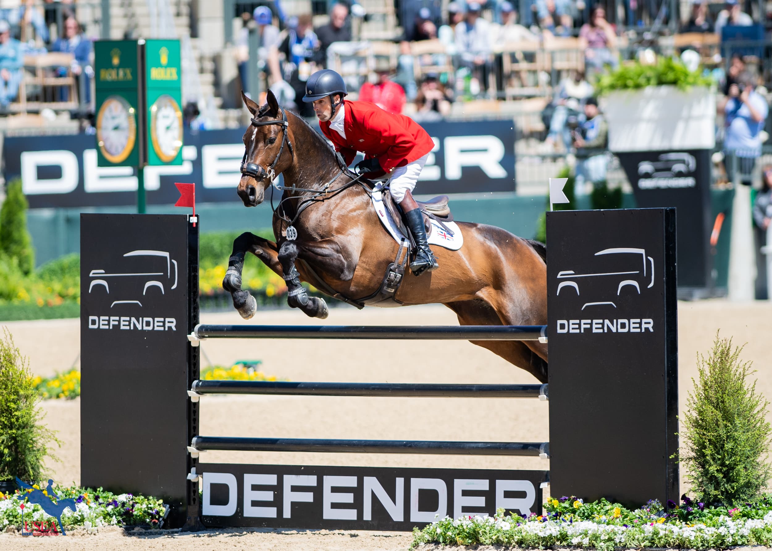 4th I Harry Meade and Graffenacht. USEA/Lindsay Berreth photo