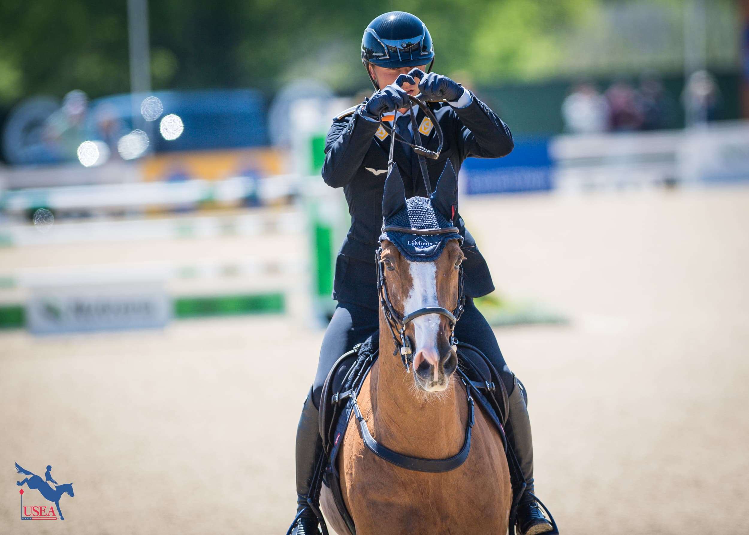 Calvin Böckmann and The Phantom Of The Opera. USEA/Lindsay Berreth photo