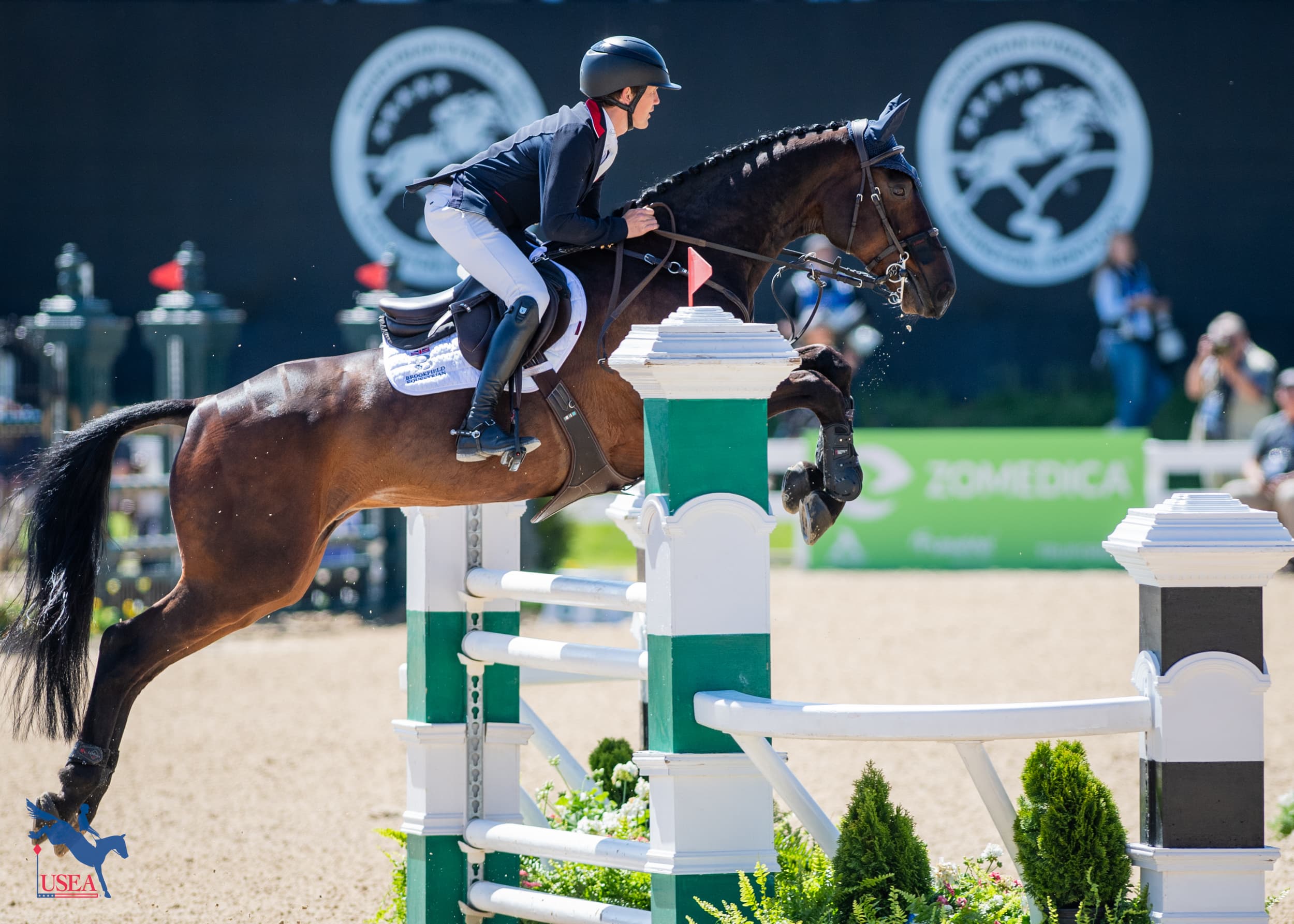 5th I Tom McEwen and Brookfield Quality. USEA/Lindsay Berreth photo