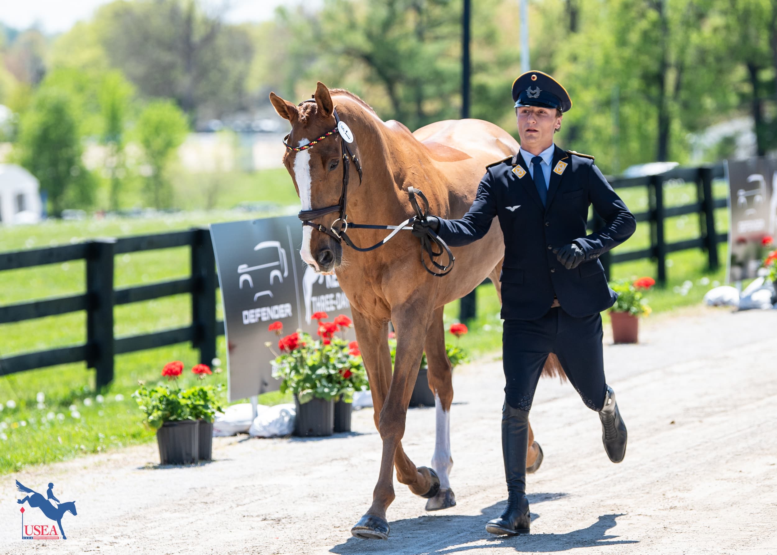 Calvin Bockmann and The Phantom of the Opera. USEA/Lindsay Berreth photo