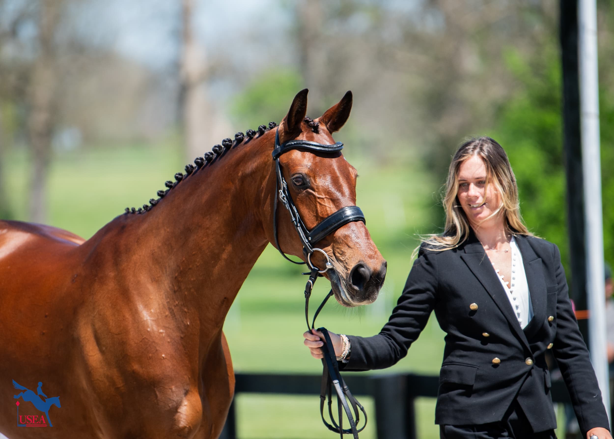 Caroline Pamukcu and She's the One. USEA/Lindsay Berreth photo