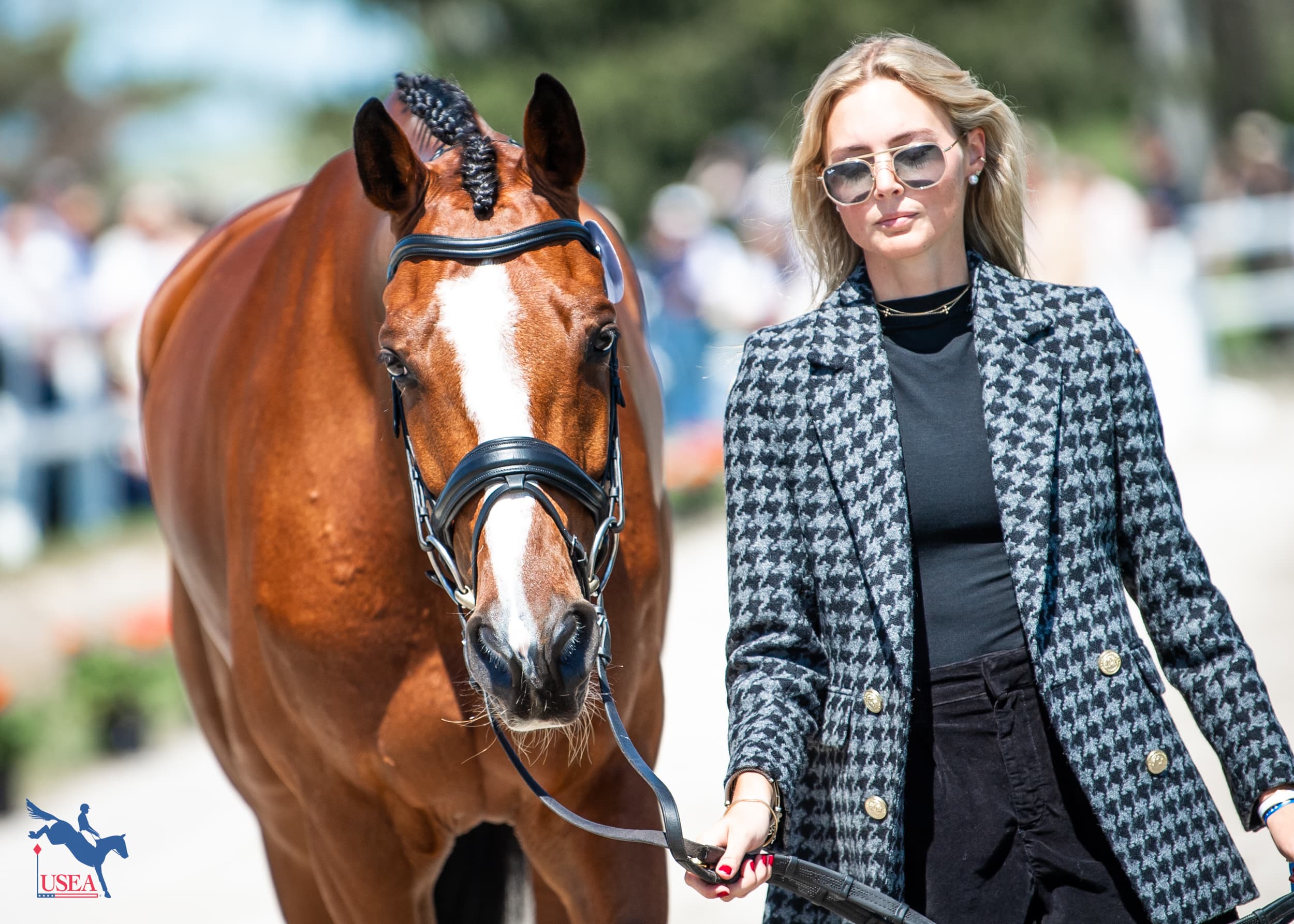 Cassie Sanger and Redfield Fyre. USEA/Lindsay Berreth photo