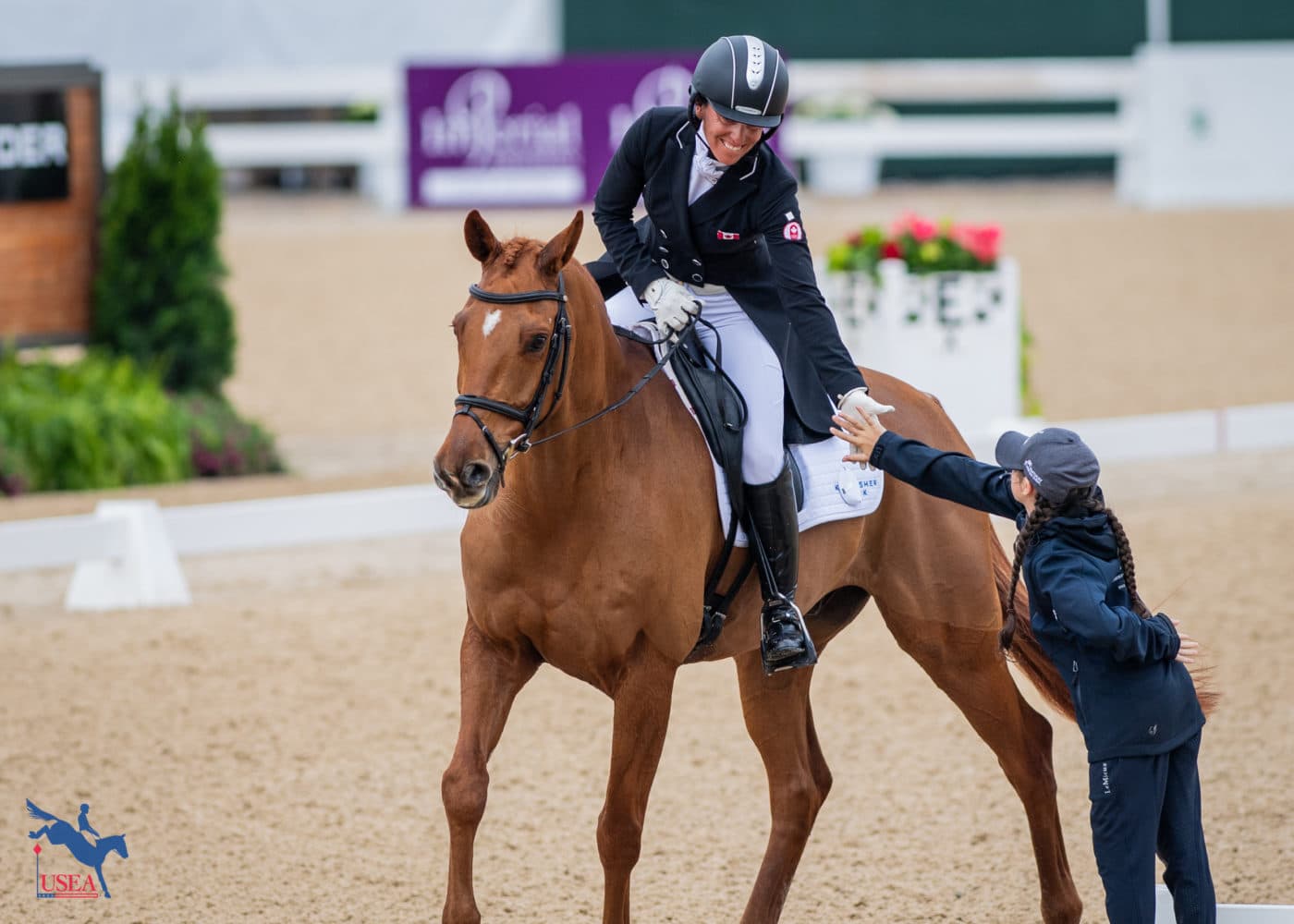 Dana Cooke an FE Quattro. USEA/Lindsay Berreth photo