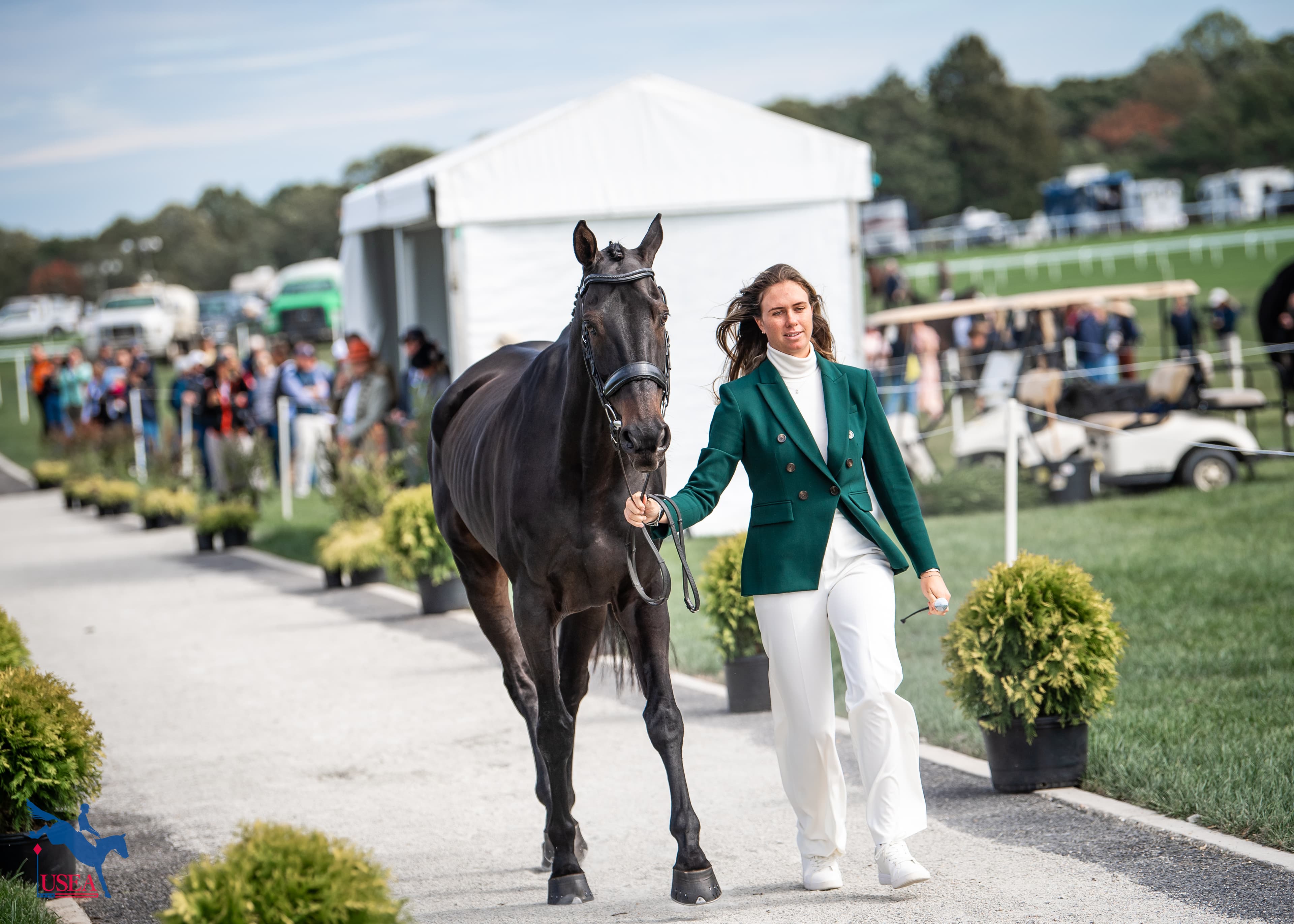 Caroline Pamukcu and HSH Tolan King. USEA/Lindsay Berreth photo