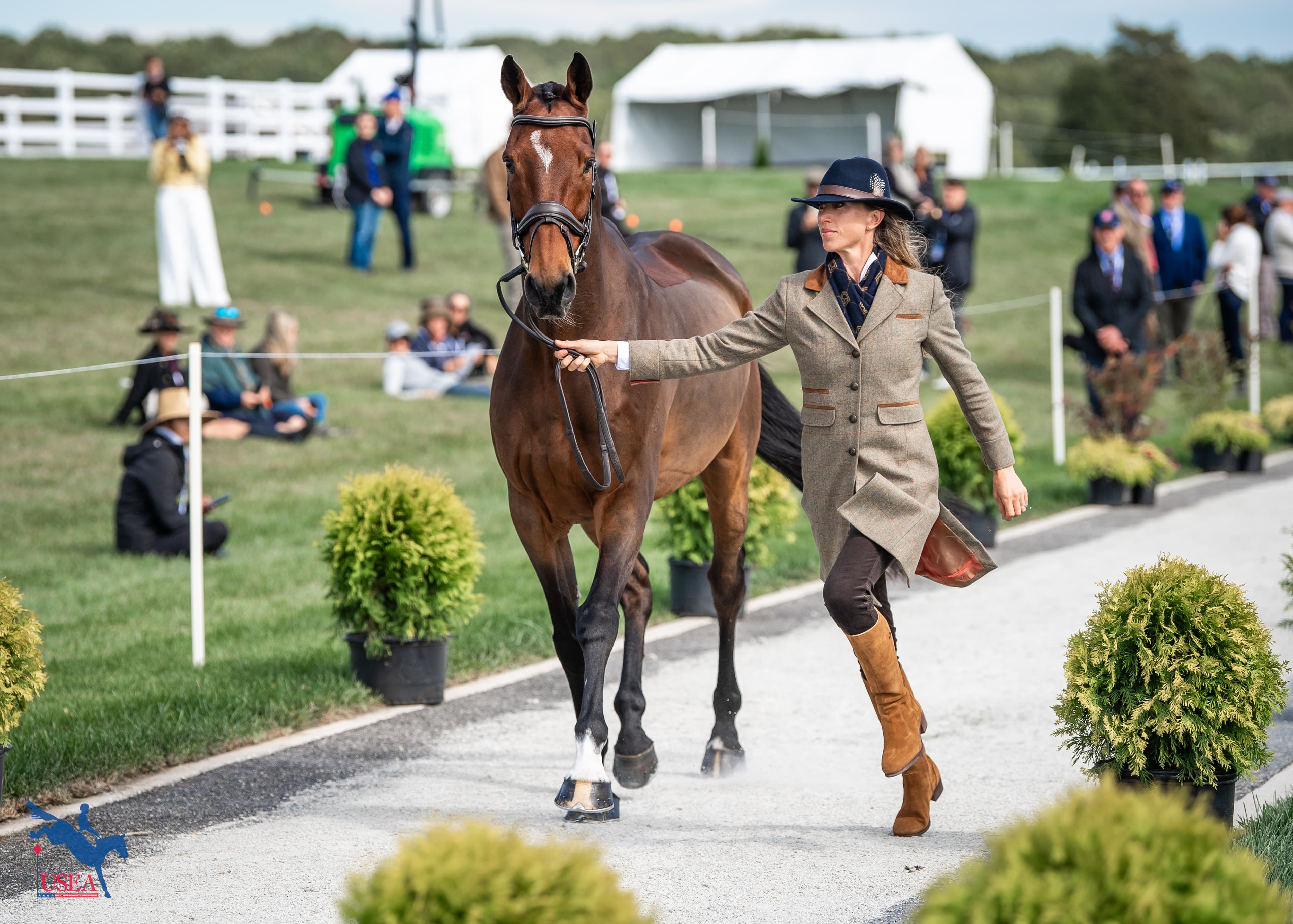 Monica Spencer and Artist. USEA/Lindsay Berreth photo