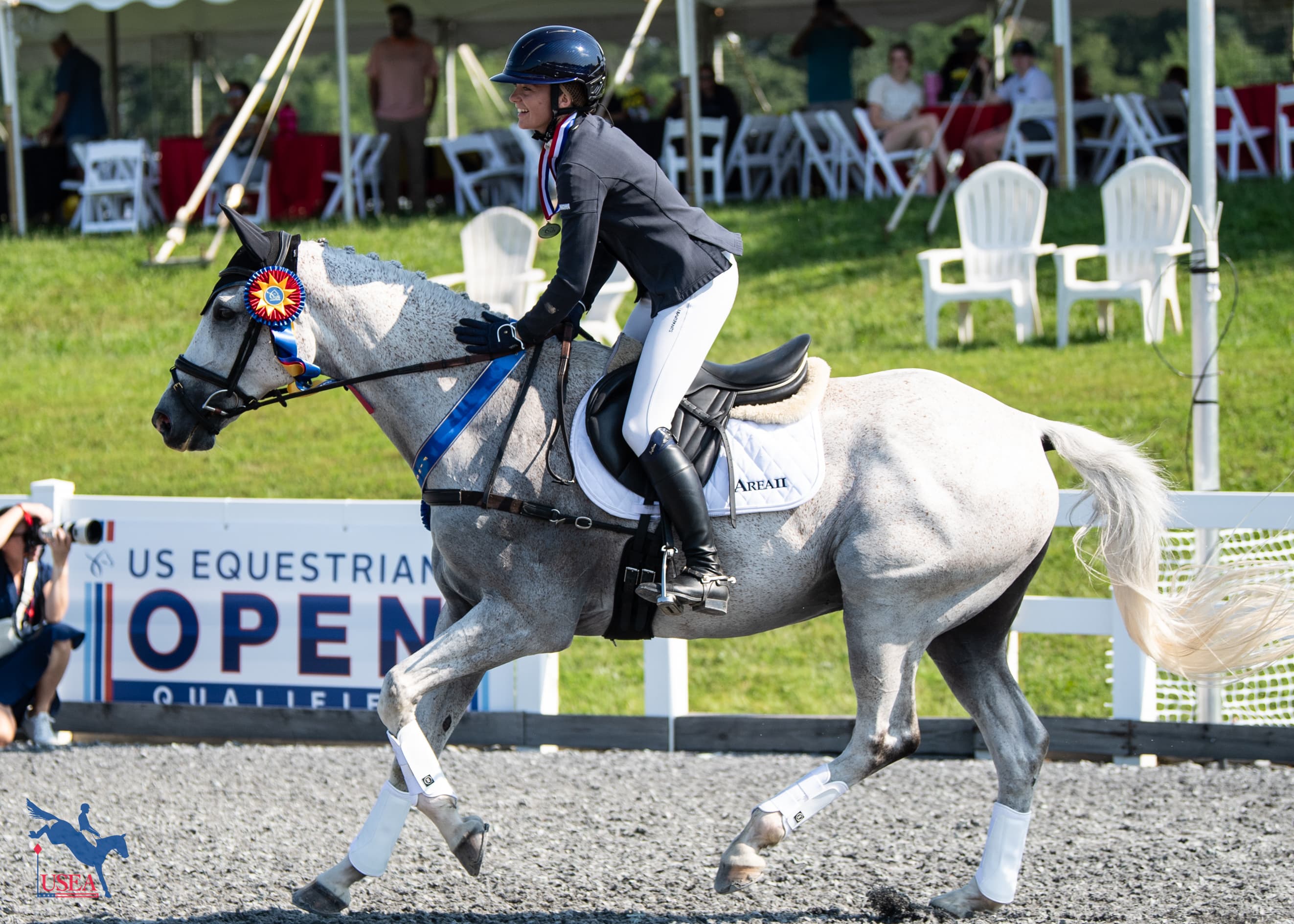 Maya Clarkson and Maks Mojo C won individual gold in the CCI3U25*-S. USEA/Lindsay Berreth photo