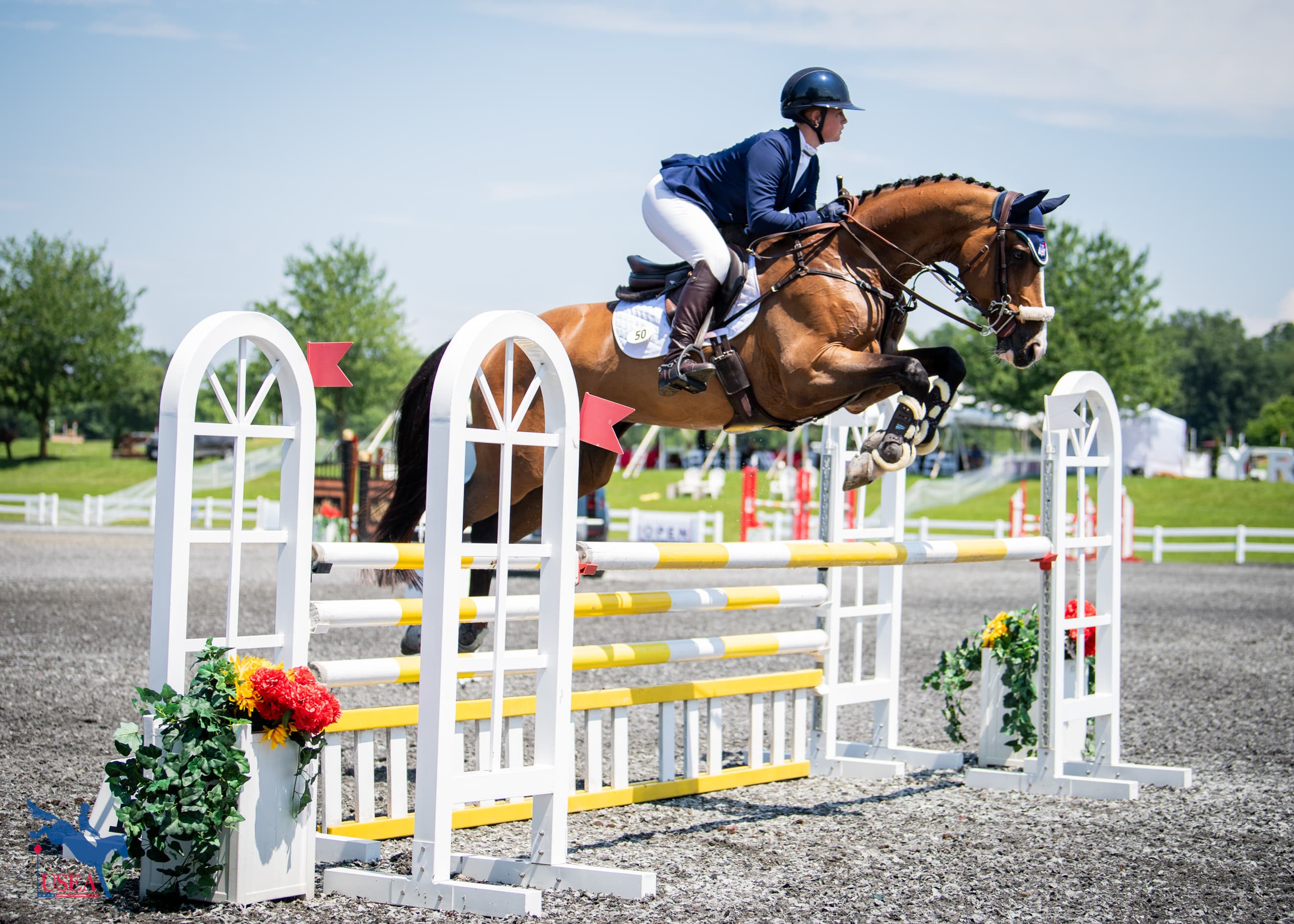 Lyman Ordway and Exces de Folie won individual silver in the CCIYJ2*-S. USEA/Lindsay Berreth photo