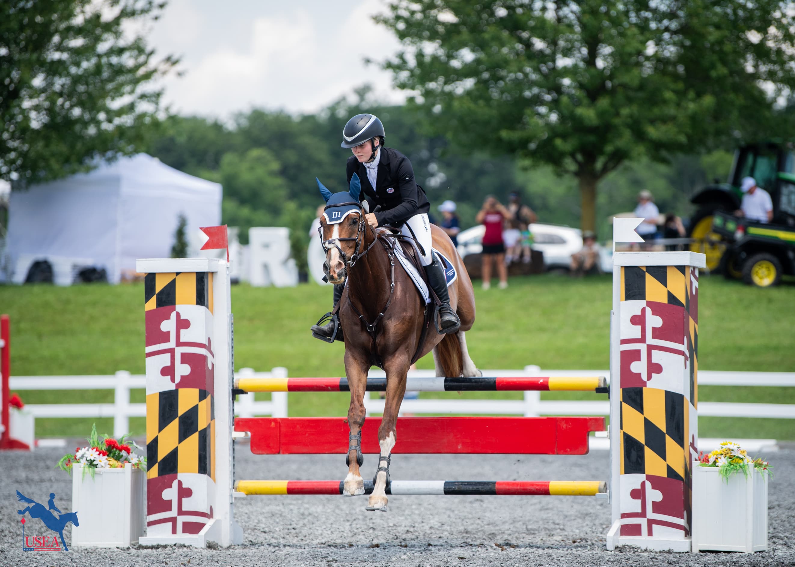 Carolyn May and Sky Moon won individual bronze in the CCIYJ1*-S. USEA/Lindsay Berreth photo