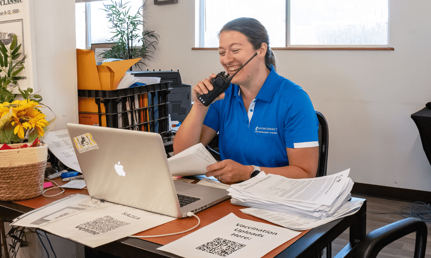 One of Katie Bystrom’s Many Hats Rests on ShowConnect