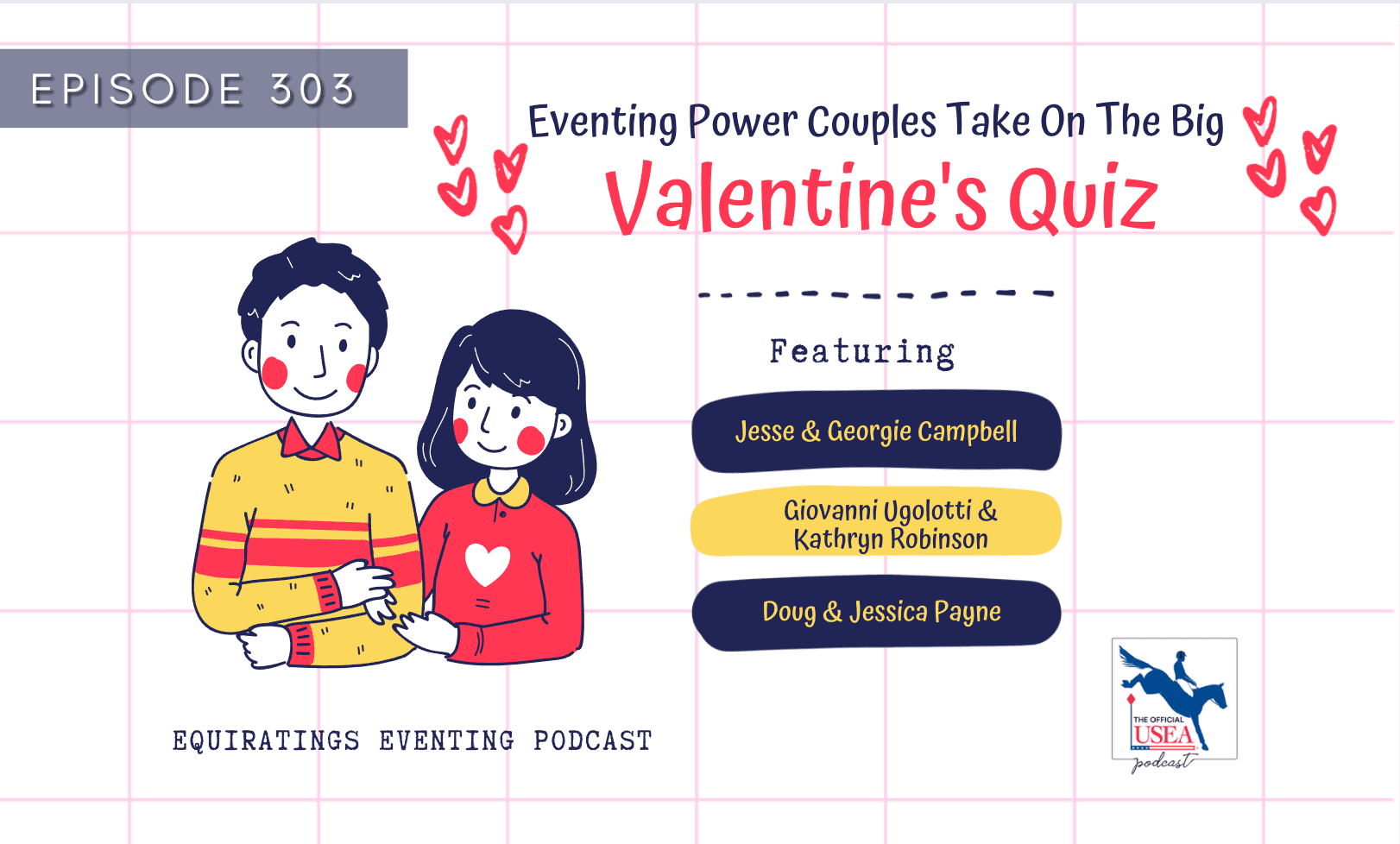 USEA Podcast #303: Eventing Power Couples Take on the Big Valentine's Quiz