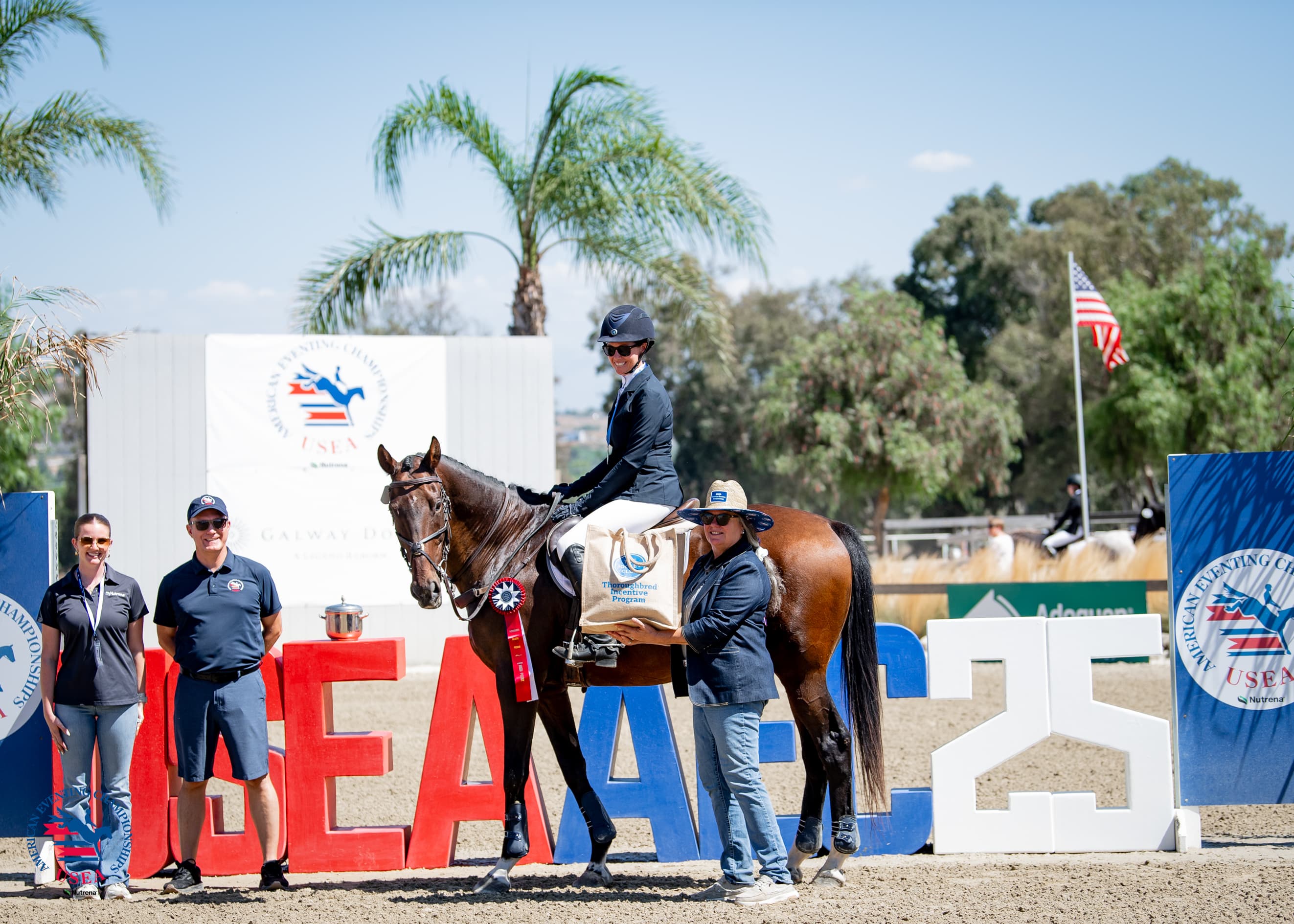 Novice Rider Reserve Champions: Alexadra Naeve and Soaring Bird. USEA/Lindsay Berreth photo