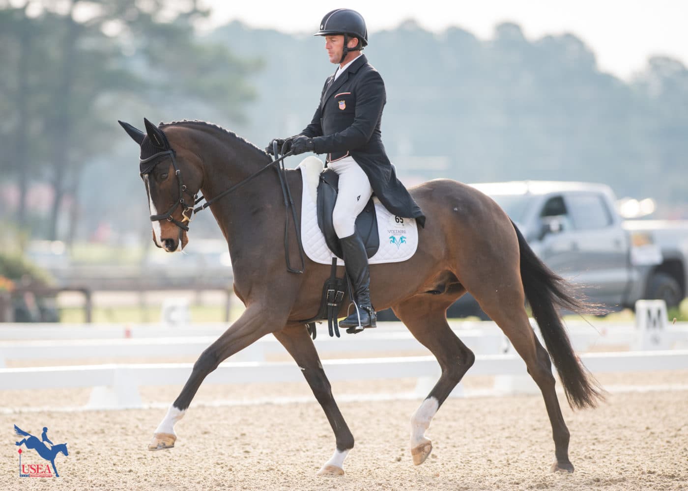 Will Faudree and Mama's Magic Way are in seventh place. USEA/Lindsay Berreth photo