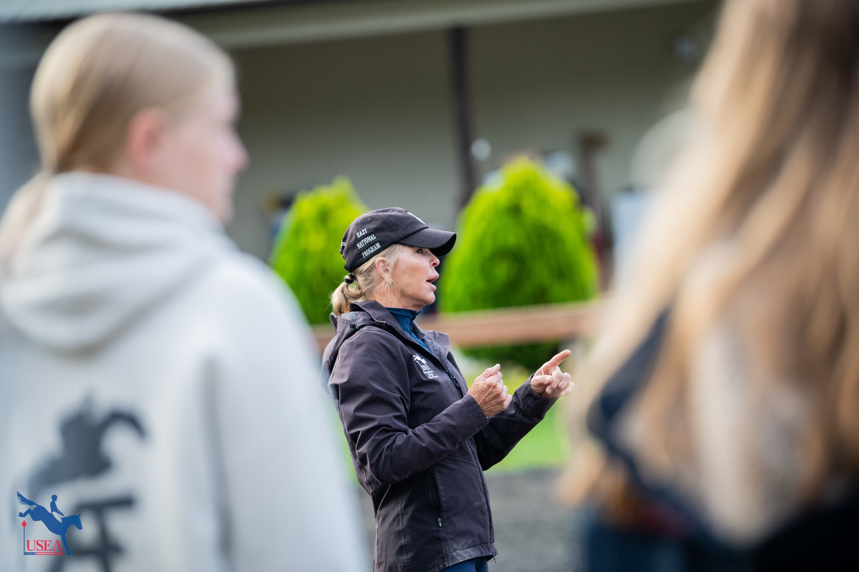 Coach Jan Byyny. USEA/Lindsay Berreth photo