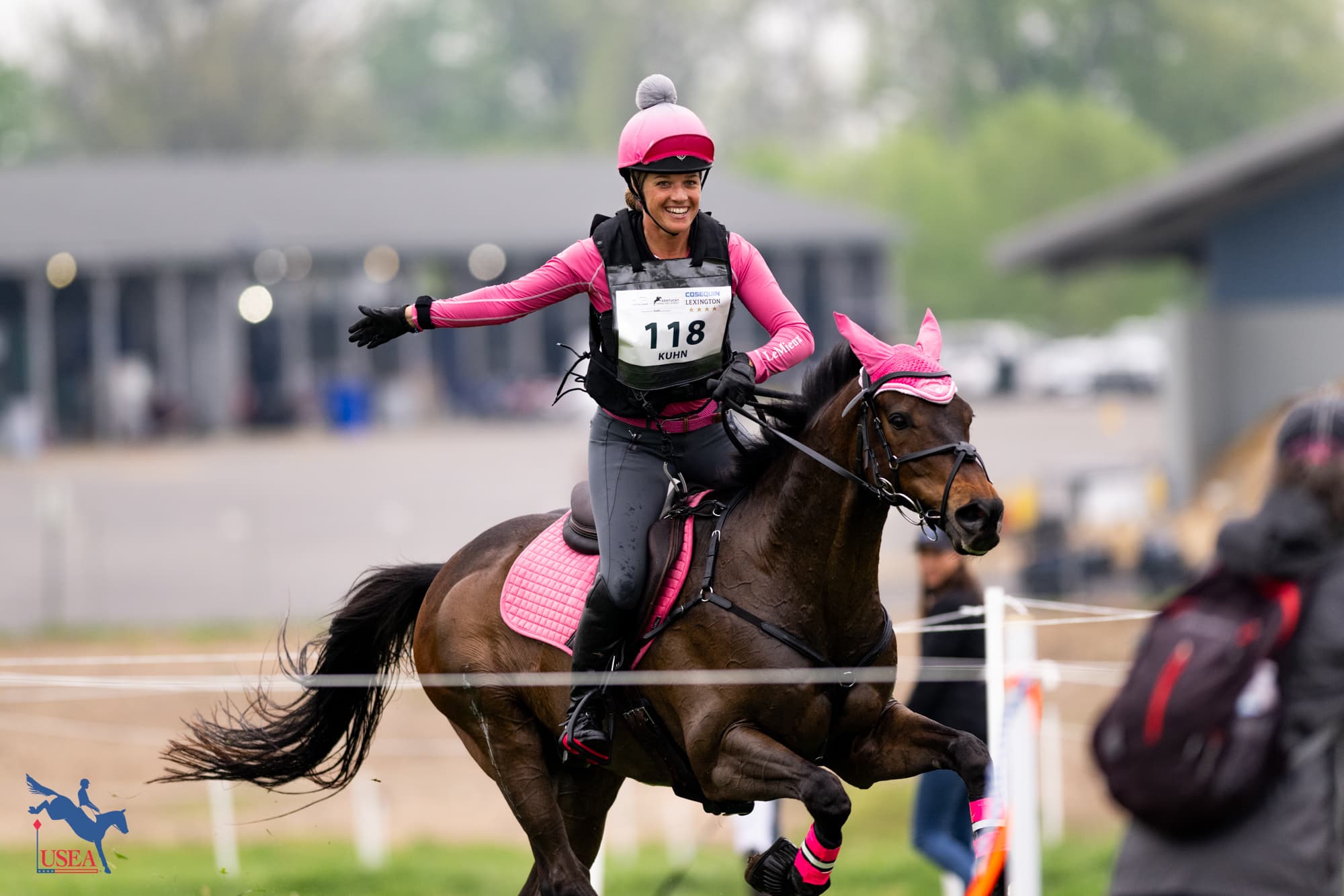Ali Kuhn and Little Hail. USEA/Atalya Boytner photo