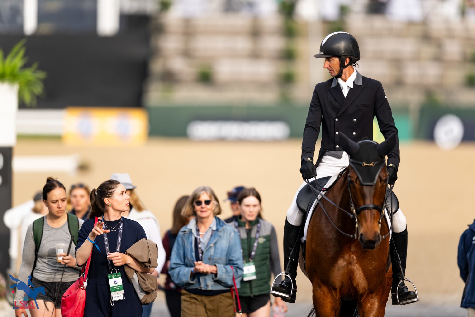 James Alliston and his support crew. USEA/Atalya Boytner photo