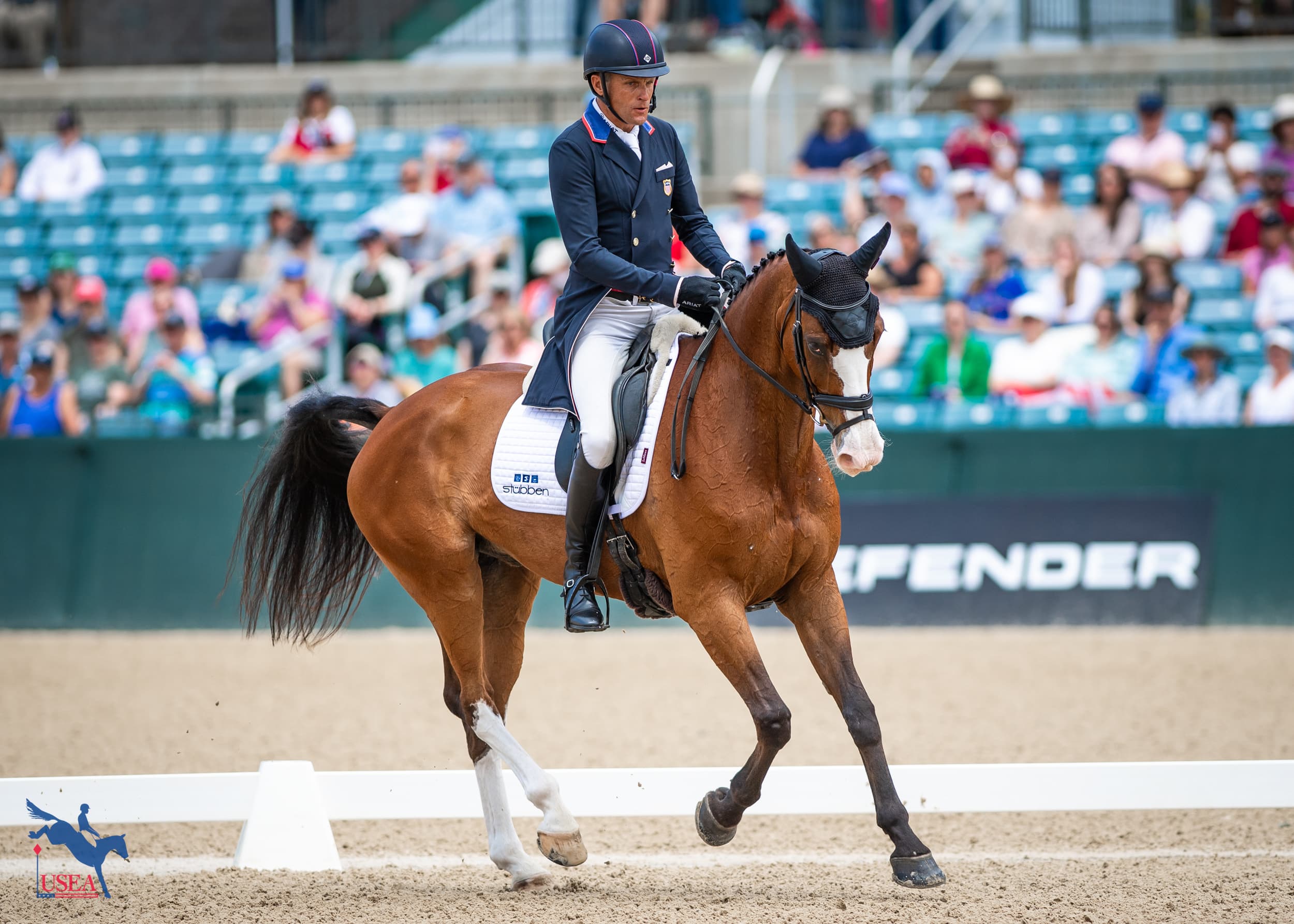 Boyd Martin and Federman B are the highest-placed U.S. pair in fifth. USEA/Lindsay Berreth photo