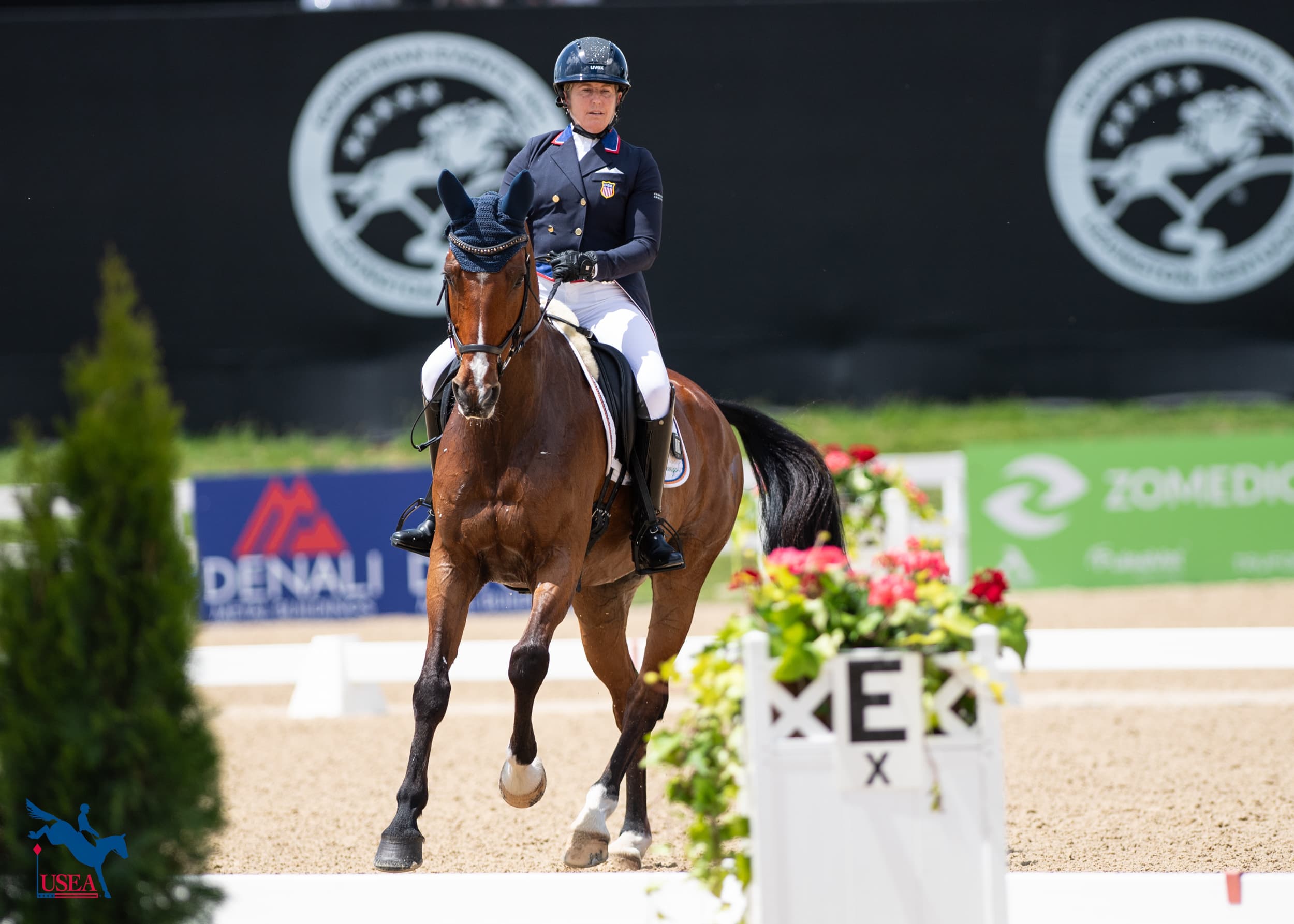 Sharon White and Claus 63 are in eighth place. USEA/Lindsay Berreth photo