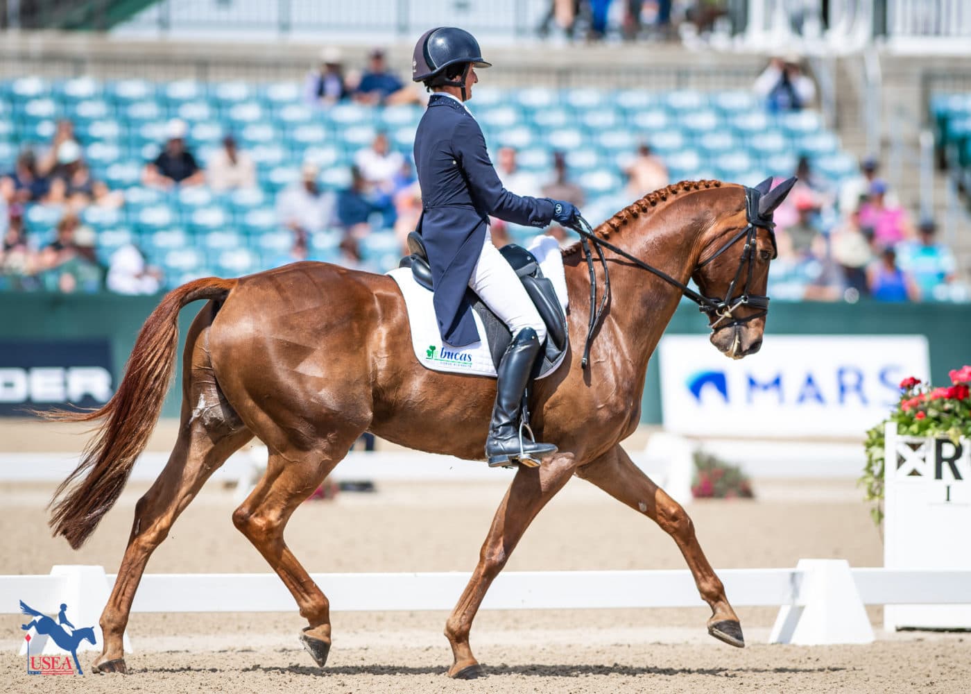 Jennie Brannigan an FE Lifestyle are in ninth. USEA/Lindsay Berreth photo