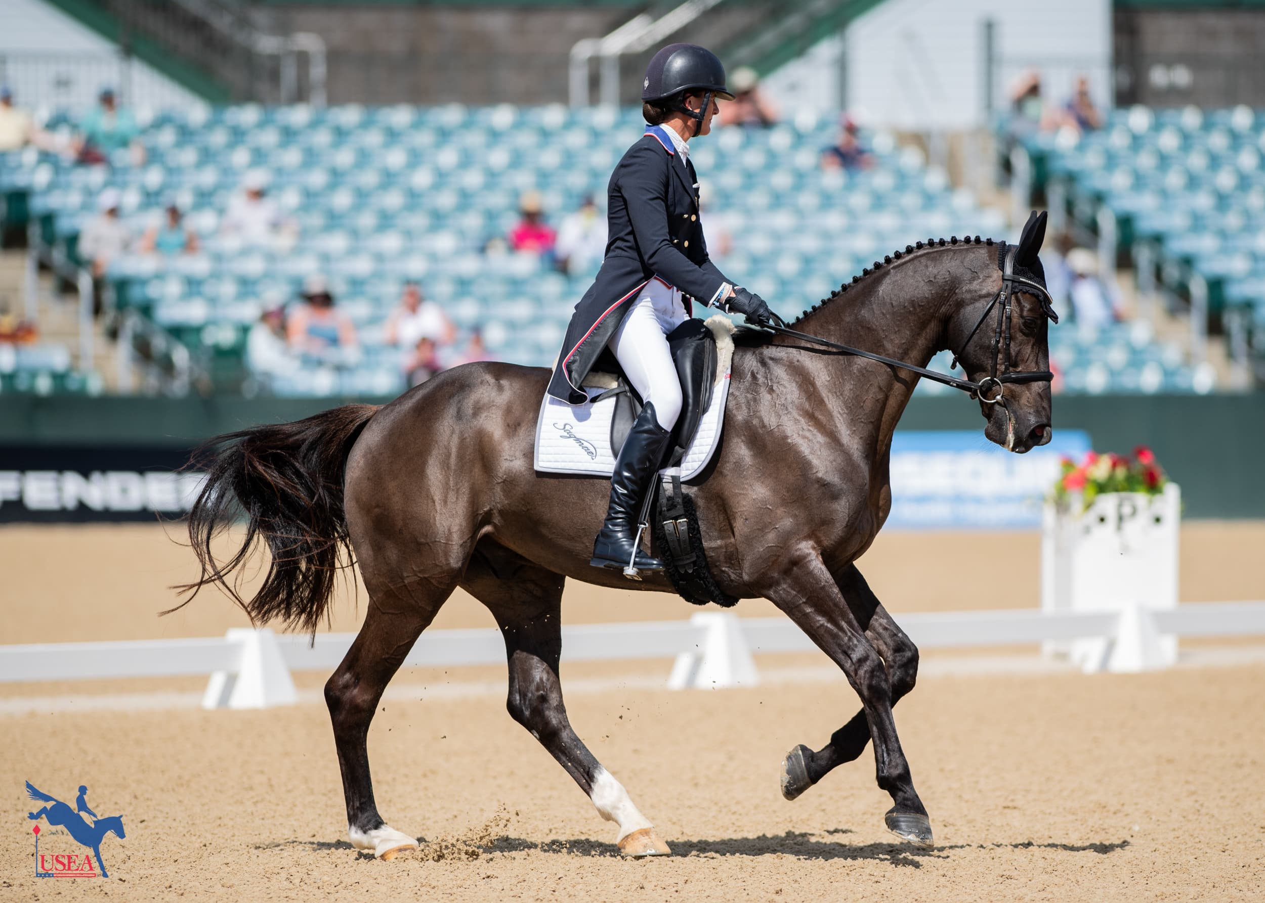 Lauren Nicholson and I'll Have Another are in 17th. USEA/Lindsay Berreth photo