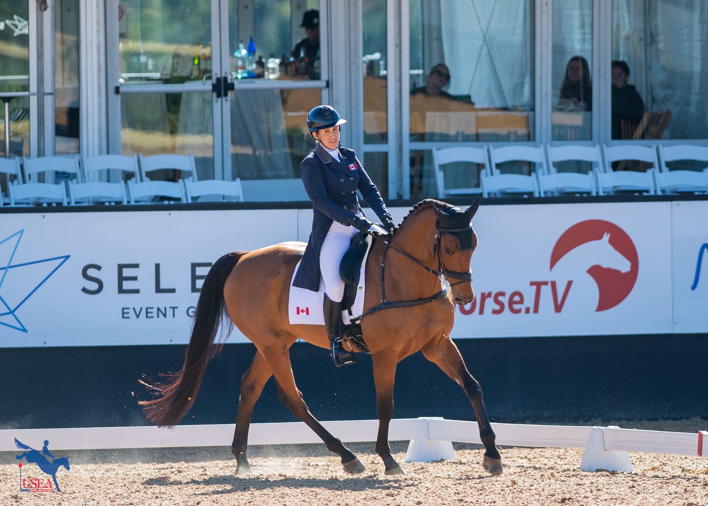 4th I Lindsay Traisnel and Bacyrouge. USEA/Lindsay Berreth photo