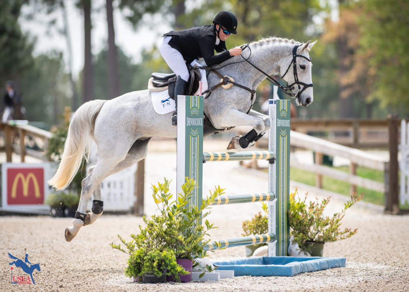 Arden Wildasin and Sunday Times put the finishing touches on their performance before heading to their first five-star at Kentucky. USEA/Lindsay Berreth photo