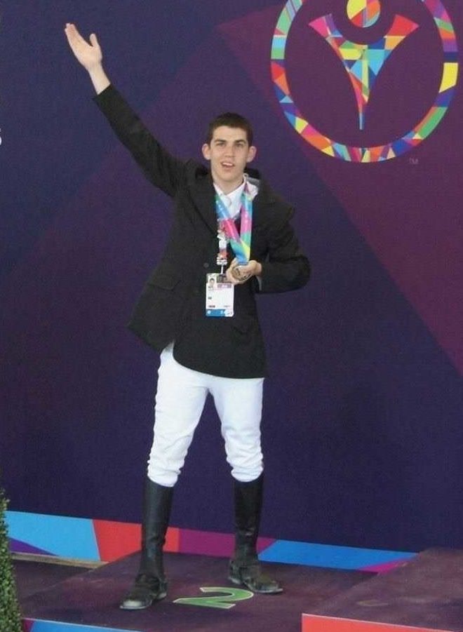 Jake McManus wins bronze medal in Special Olympics World Games Los Angeles in 2015