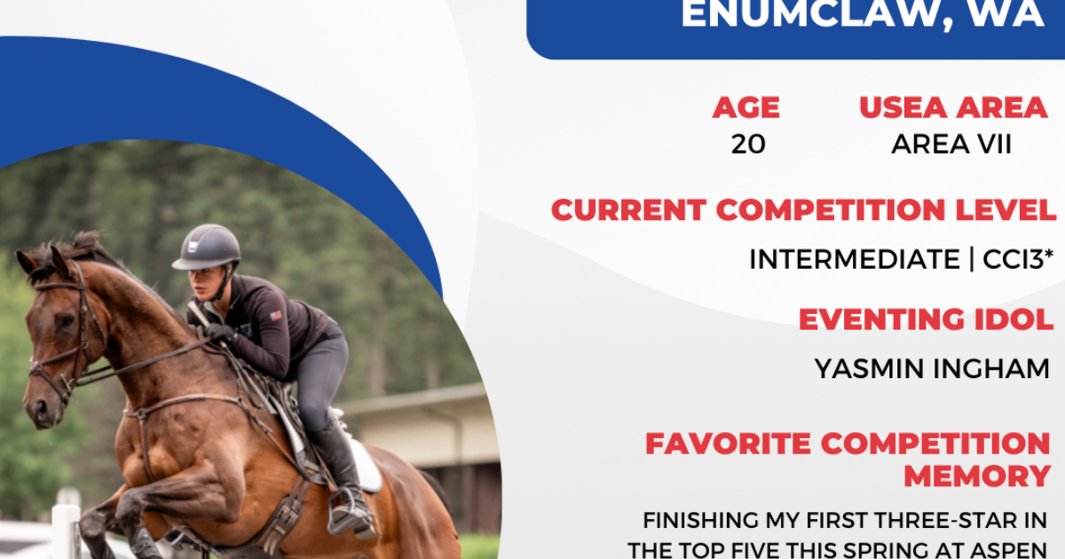 2024 USEA EA21 National Camp Rider Cards USEA, United States Eventing