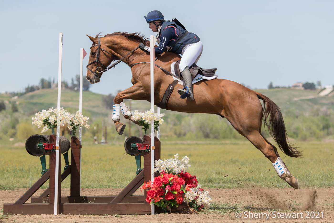 CCI3*-S - 1st - Lauren Burnell and Counterpoint. Sherry Stewart Photo.