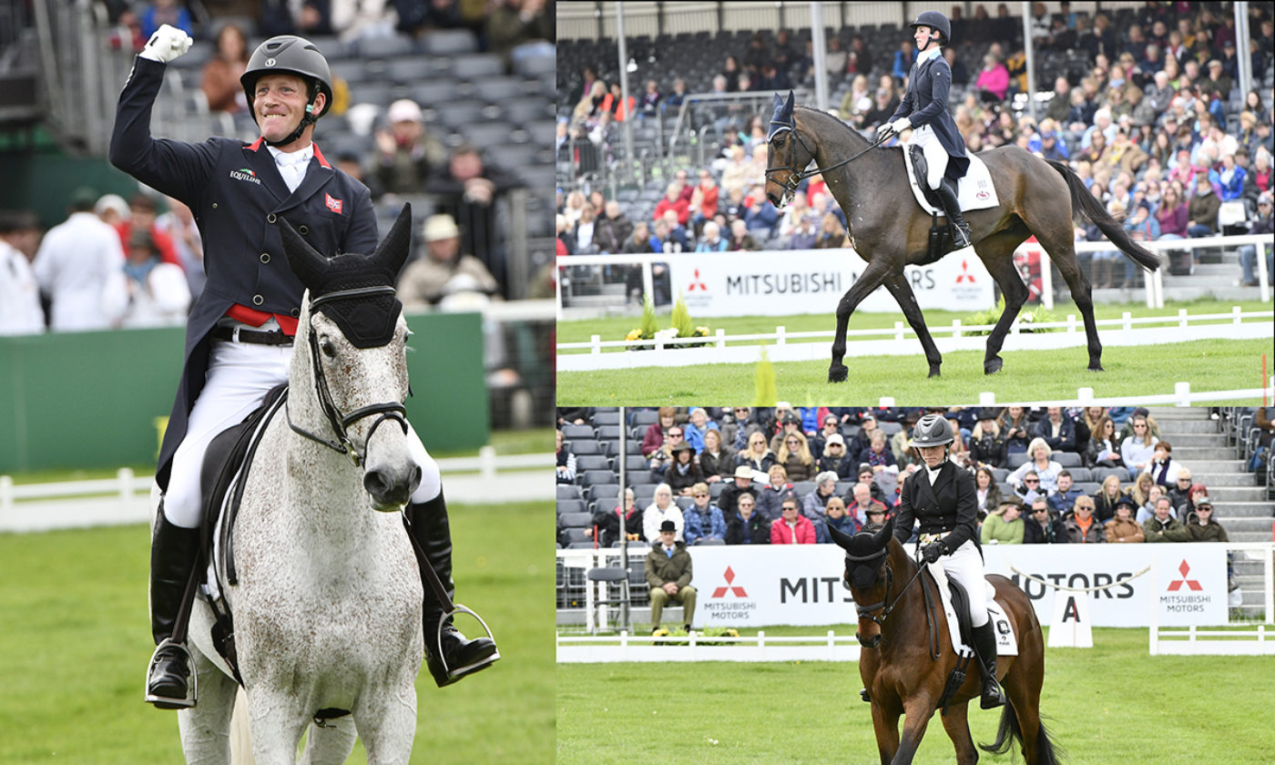 Badminton Horse Trials Townend First and Second After Dressage