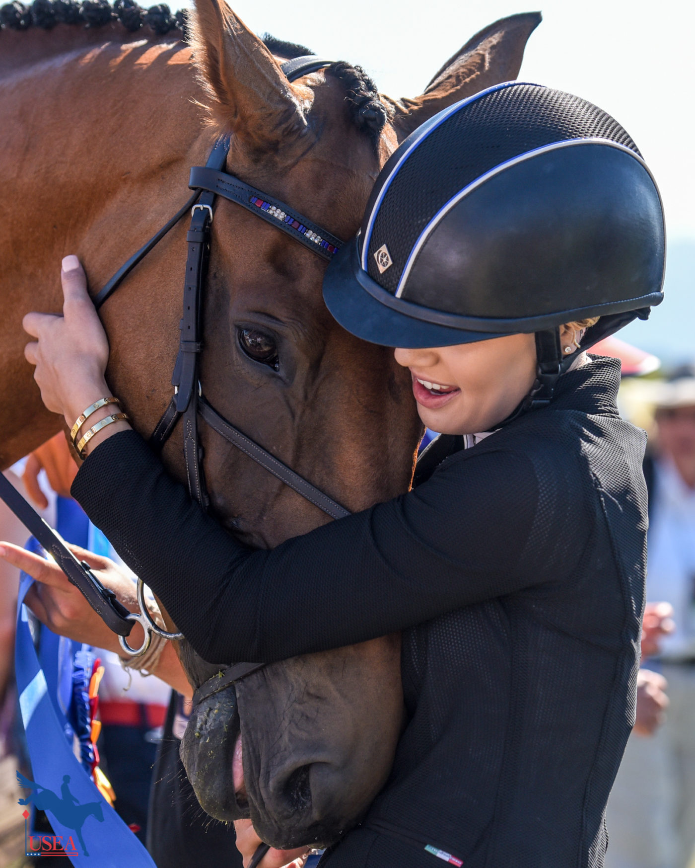 I couldn't have done it without you. USEA/Leslie Mintz Photo.