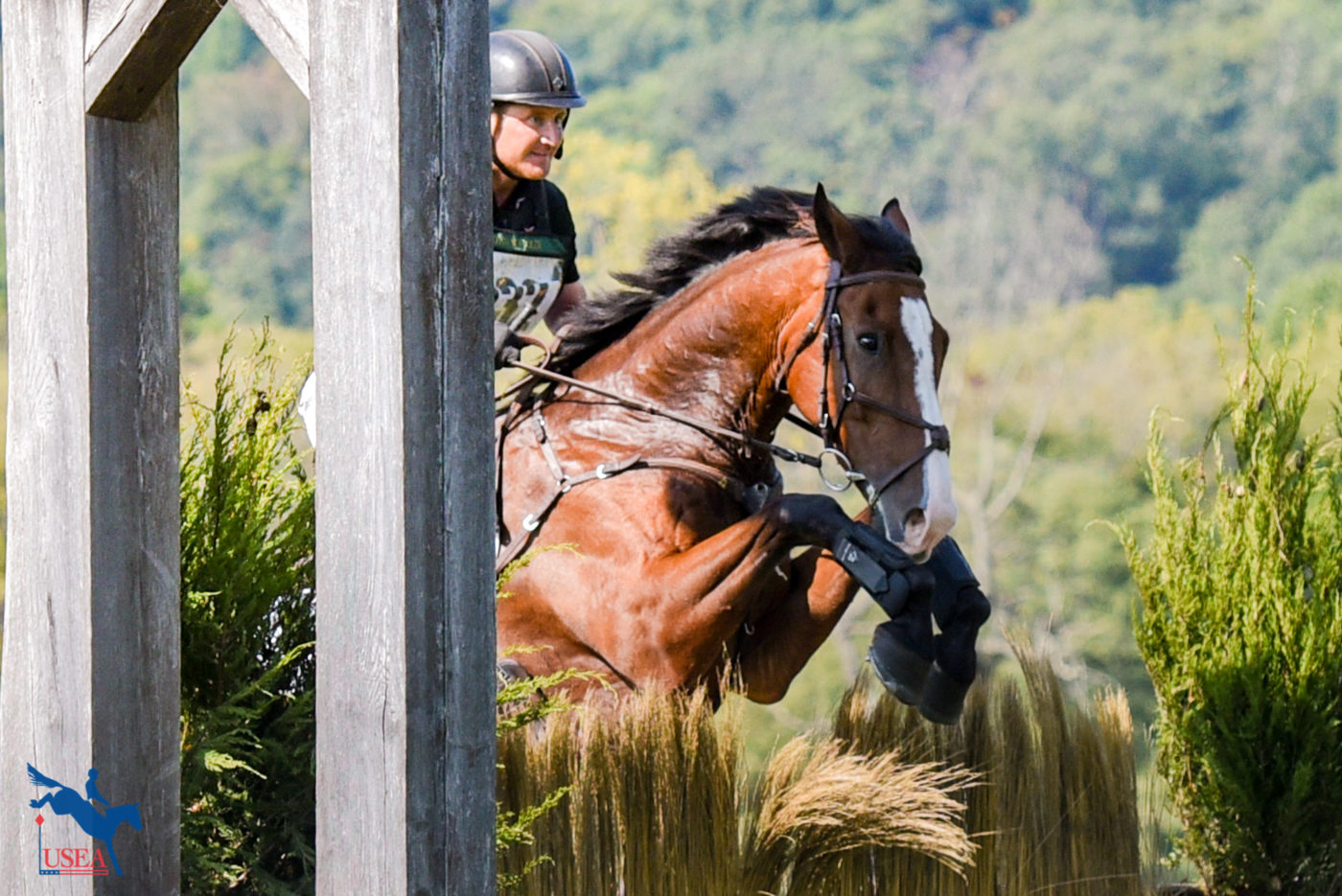 Who looks more determined, Kurt Martin or his horse? USEA/Leslie Mintz Photo.