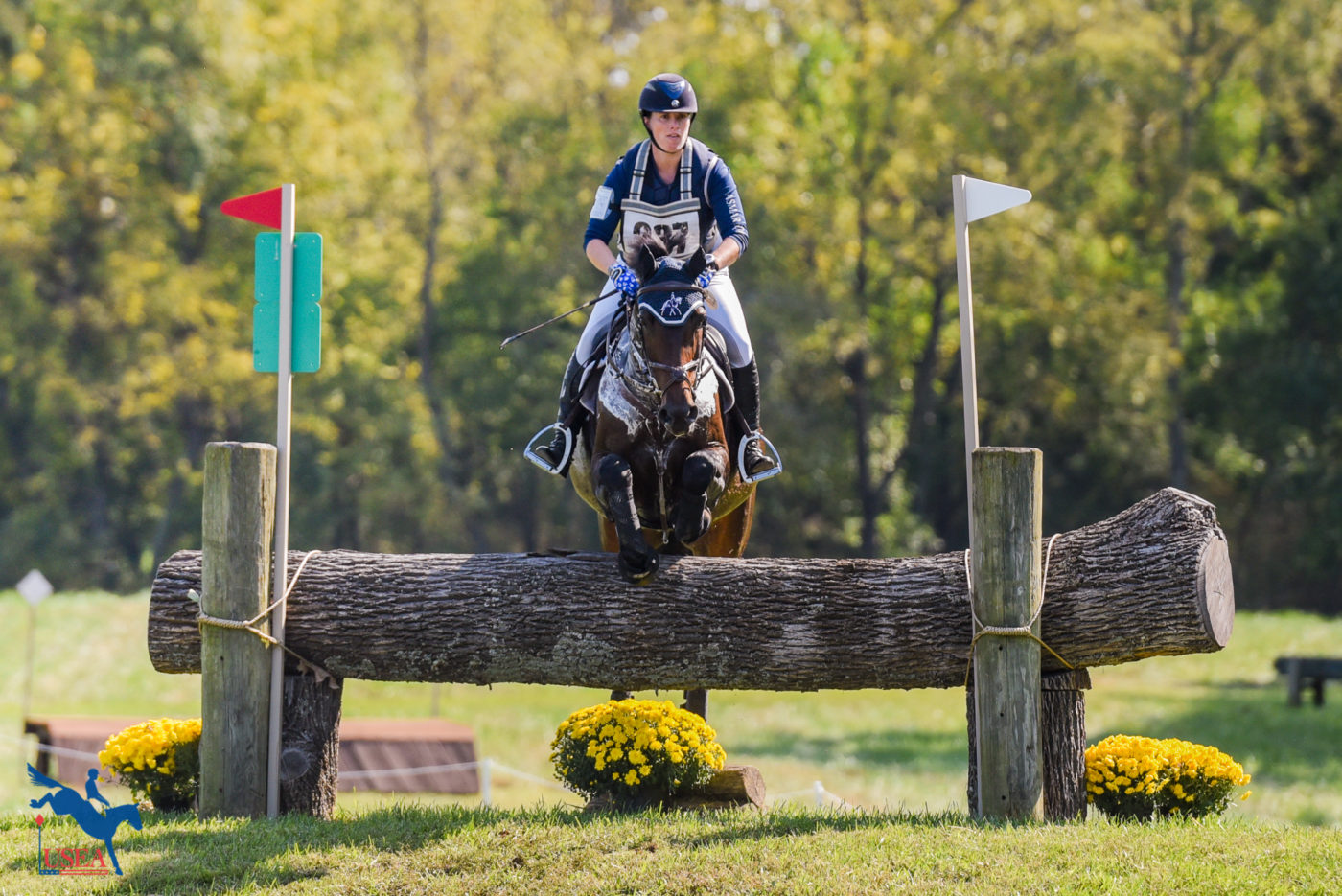 Preliminary and Novice competitors took to the cross-country course on Sunday. USEA/Leslie Mintz Photo.