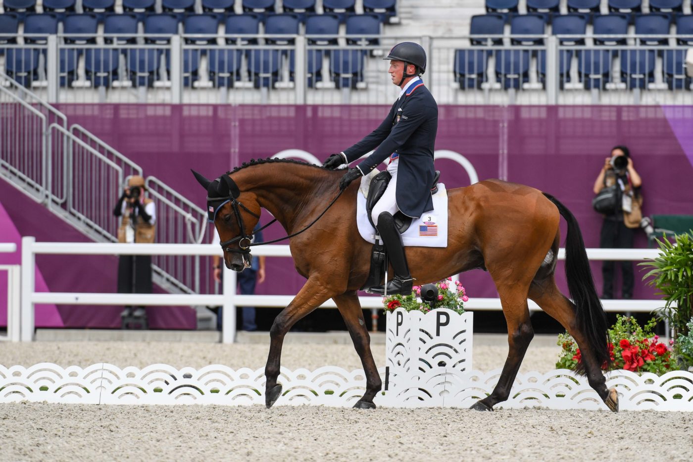 Doug Payne and Vandiver finished their dressage phase on a 33.0. EMS Photo