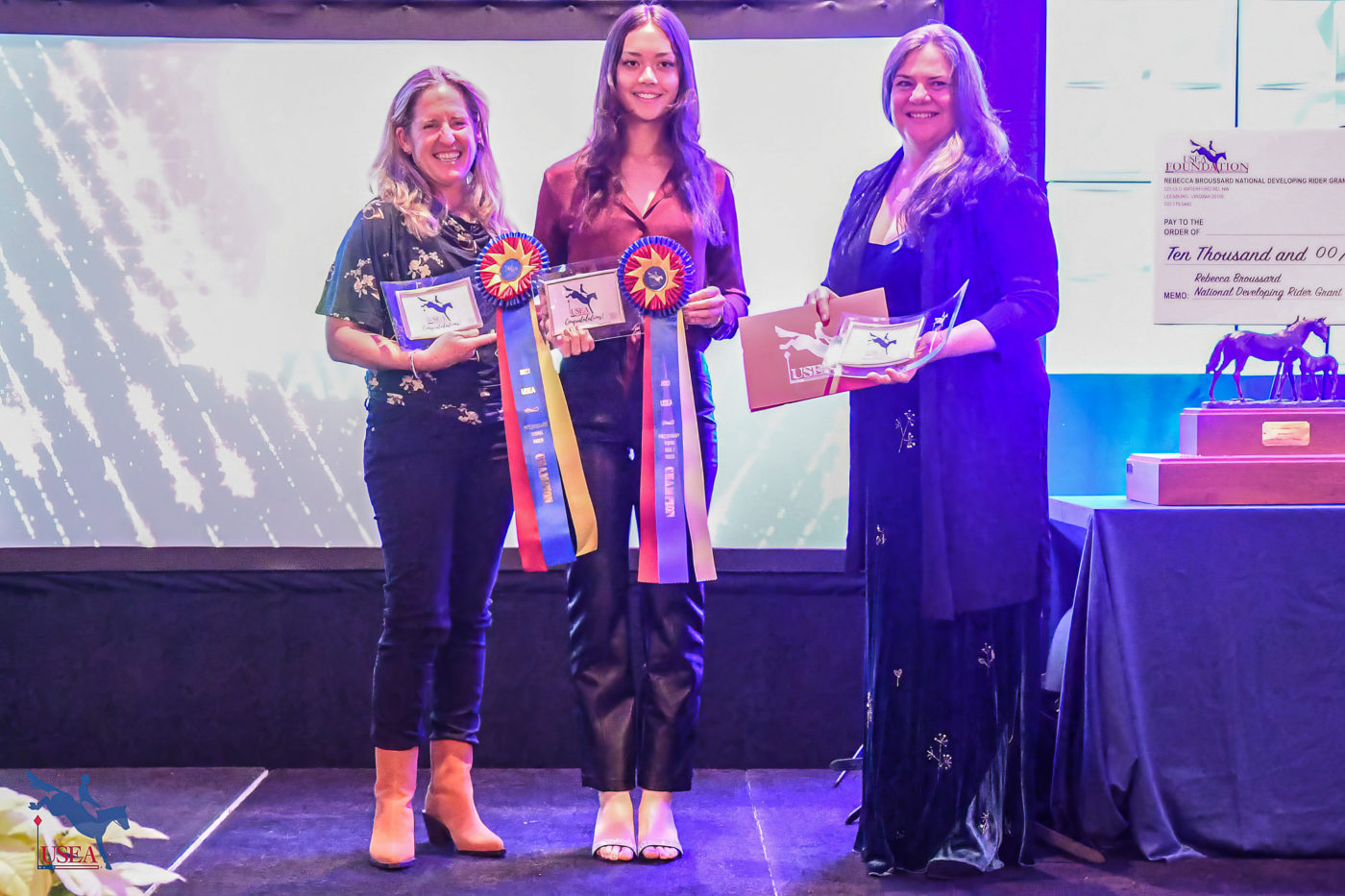 The 2023 RevitaVet USEA Young Rider of the Year, Intermediate Young Rider, and Preliminary Young Adult Rider of the Year awards went to Molly Duda. USEA/Lindsay Berreth photo