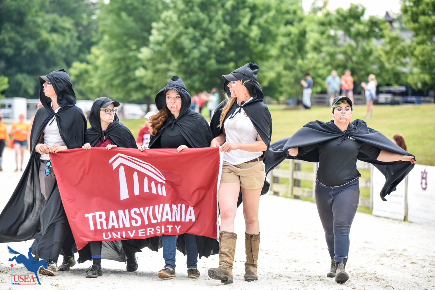 Spooky vampires swept in from Transylvania University.