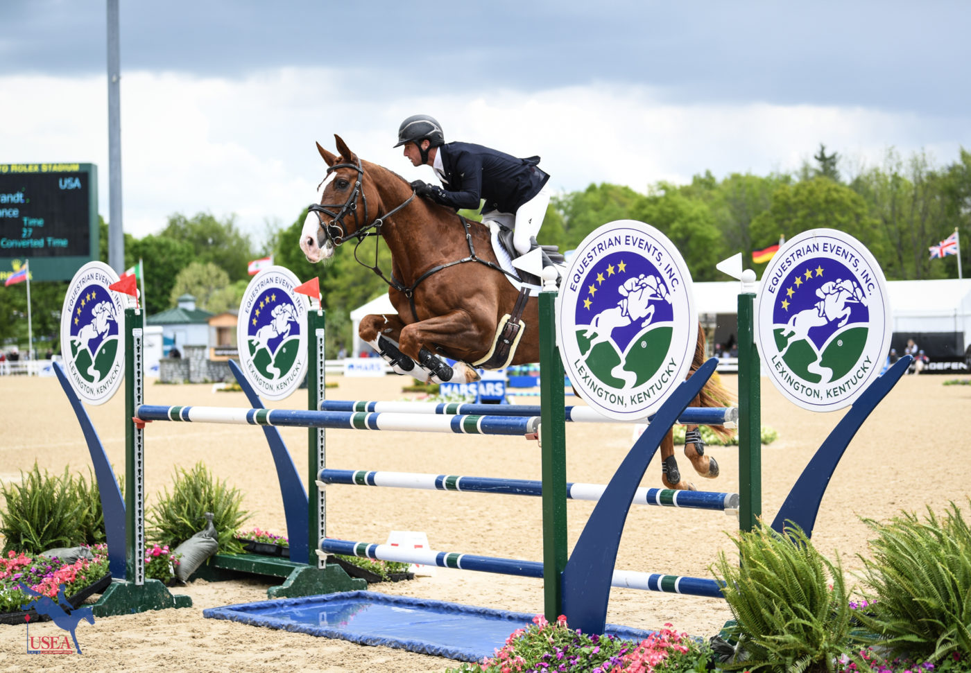 Zach Brandt and Direct Advance completed their first five-star. USEA/Lindsay Berreth photo