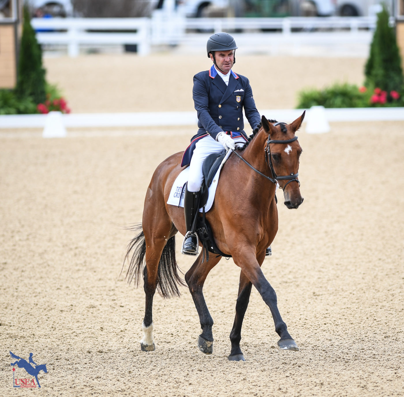 Phillip Dutton and Z are in ninth place. USEA/Lindsay Berreth photo