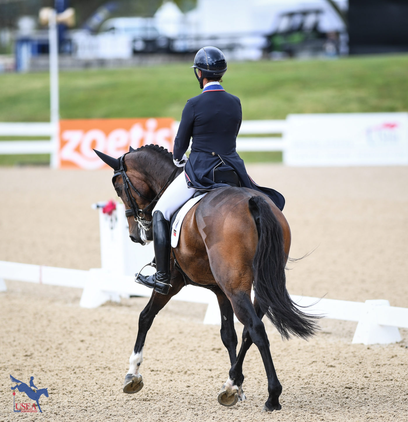 Tamie Smith and Elliot V are in a tie for fourth. USEA/Lindsay Berreth photo