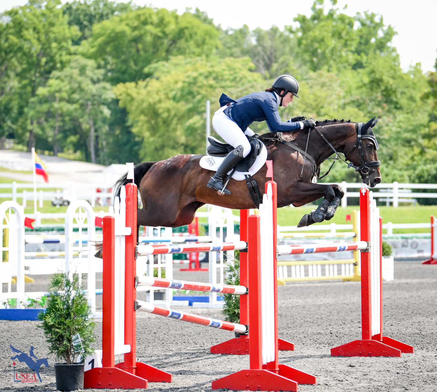 Ema Klugman and RF Redfern are in second place. USEA/Lindsay Berreth photo