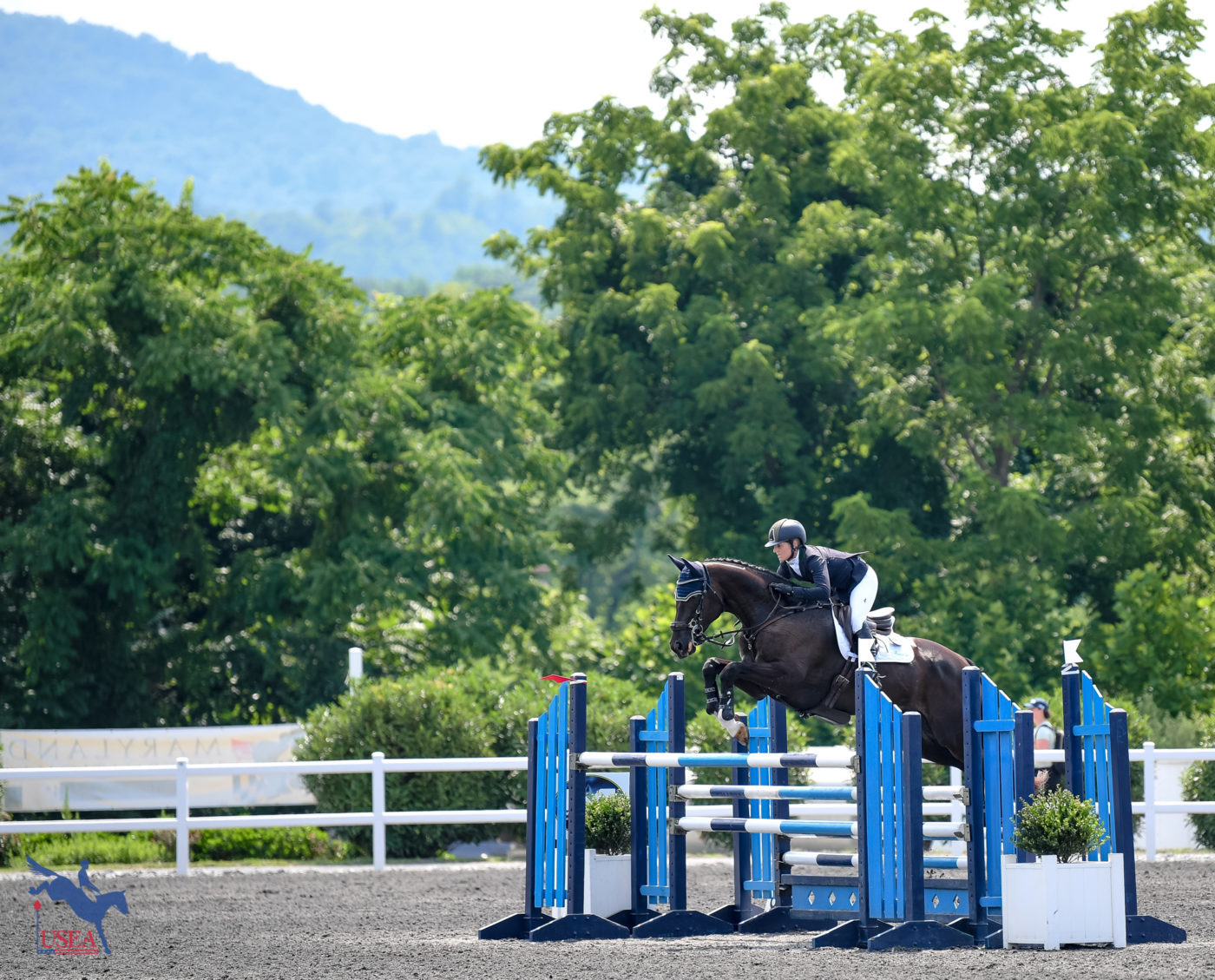 Christina Henriksen and JTH Zest are in sixth place. USEA/Lindsay Berreth photo