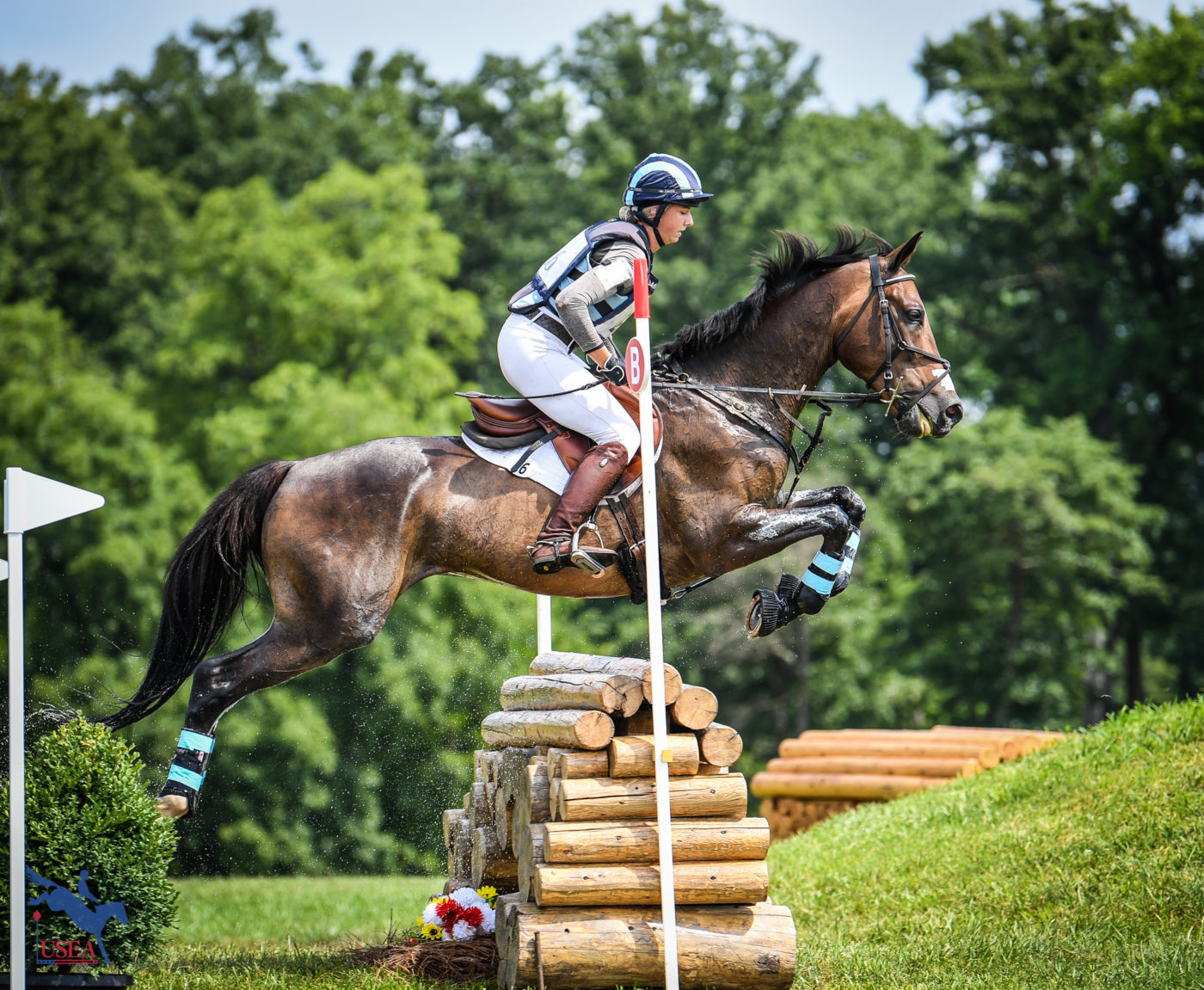EA21 rider Caitlin O'Roark and What The Devil competed in the CCI3*-S. USEA/Lindsay Berreth photo