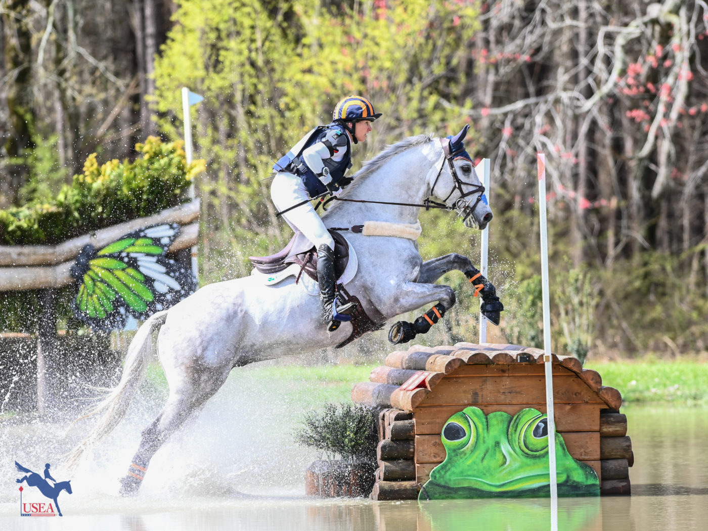 Liz Halliday-Sharp and Cooley Be Cool led the CCI3*-S from start to finish. USEA/Lindsay Berreth photo
