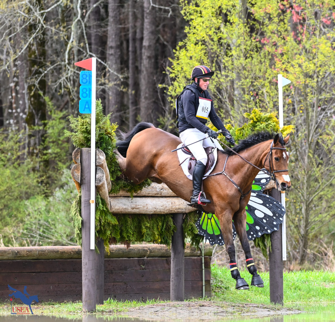 As if finishing the weekend out in fifth wasn't enough, Doug Payne also claimed the sixth place spot on the leaderboard with Quantum Leap. USEA/Lindsay Berreth photo