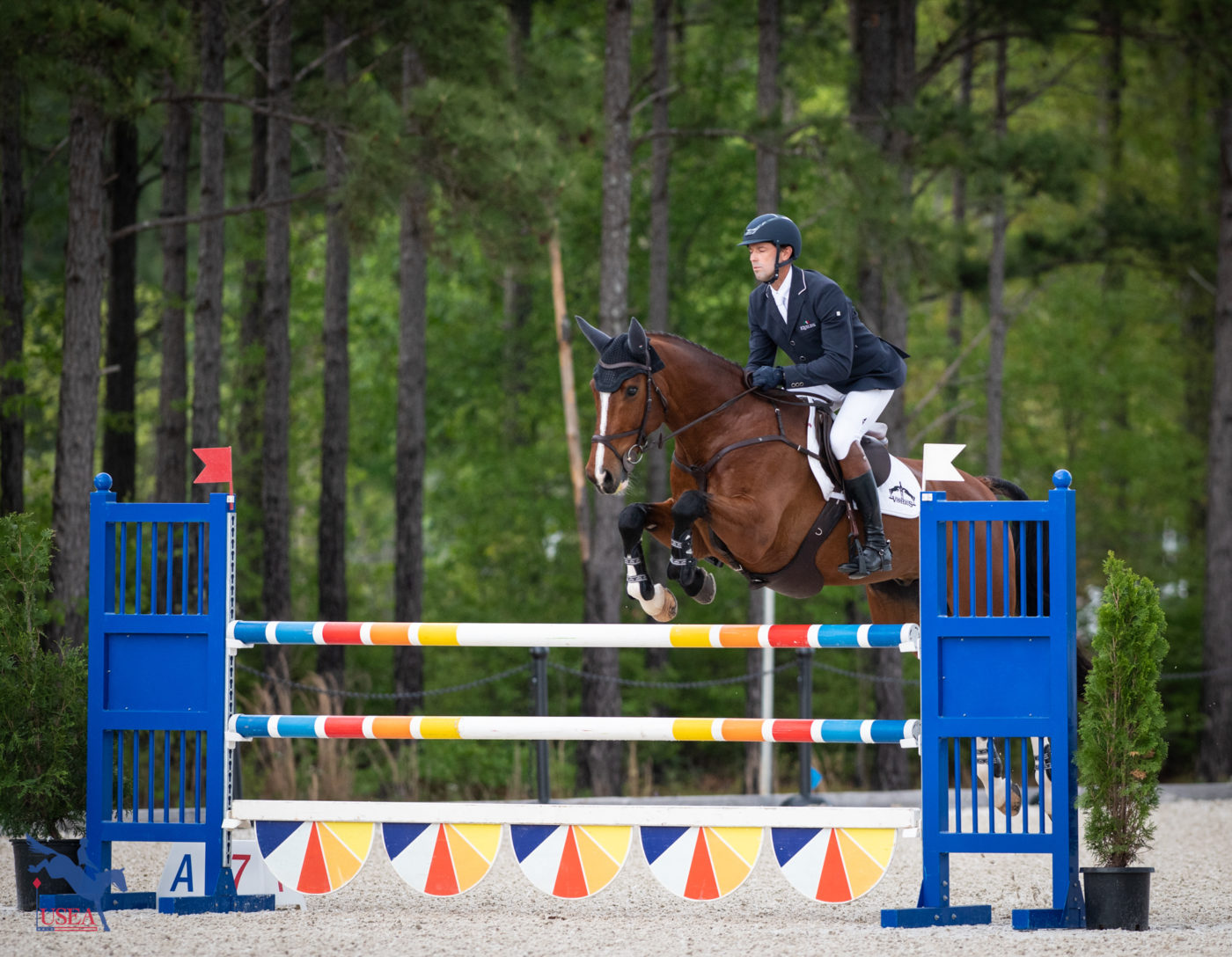 Will Coleman and Offf The Record jumped clear to move into third place. USEA/Lindsay Berreth photo