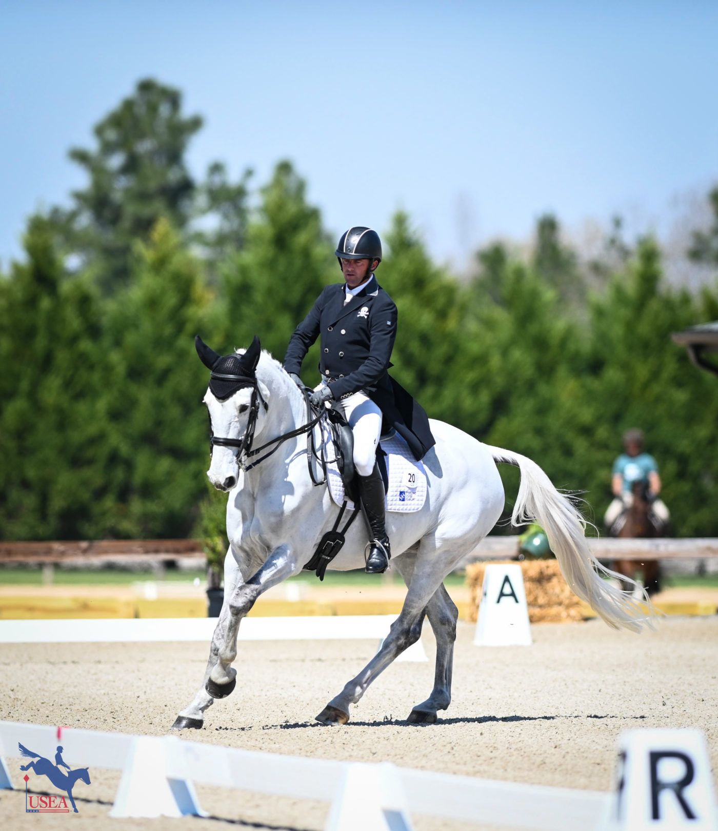 Local rider Will Faudree and Pfun are in a tie for sixth. USEA/Lindsay Berreth photo